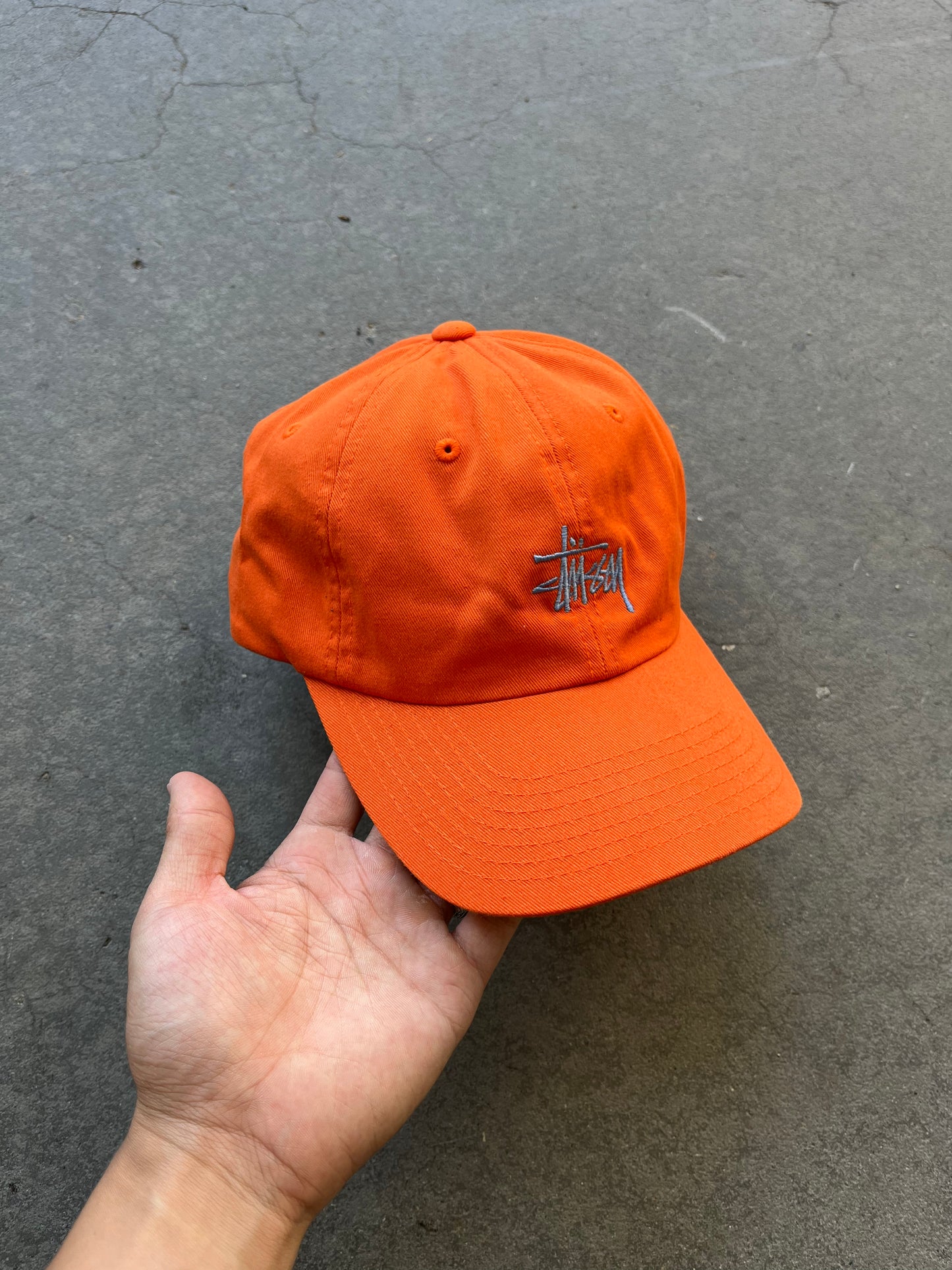 (OSFA) 00s Orange Stüssy Cap