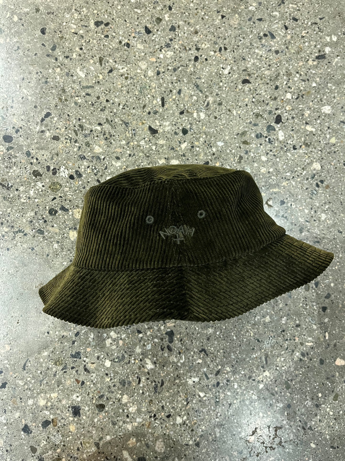 (M/L) 00's Noah Corduroy Logo Patch Bucket Hat