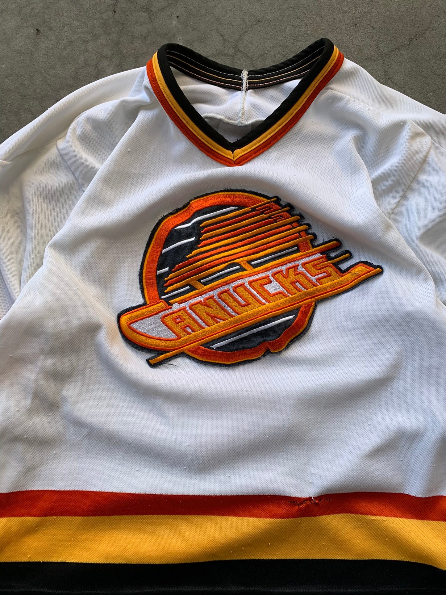 (S) 1990 Vancouver Canucks Jersey