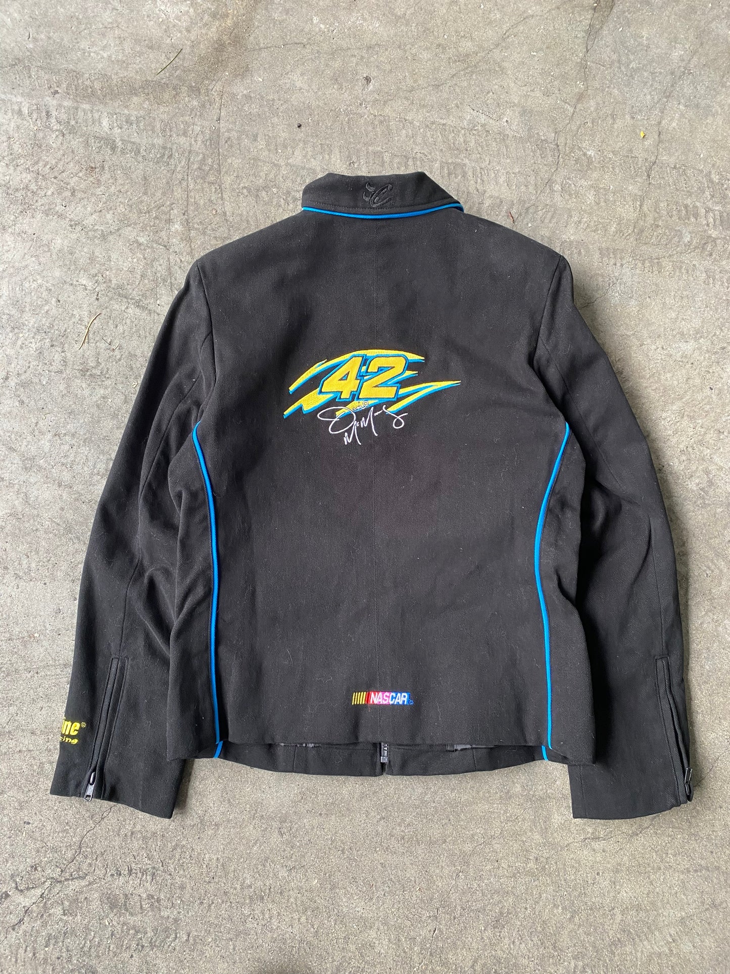 (S) Chase Authentics Havoline Signed Cropped Racing Jacket