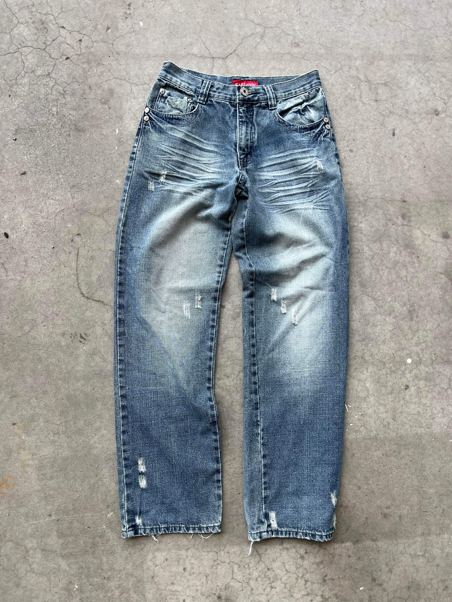 (30”) Y2K Sunfaded Denim