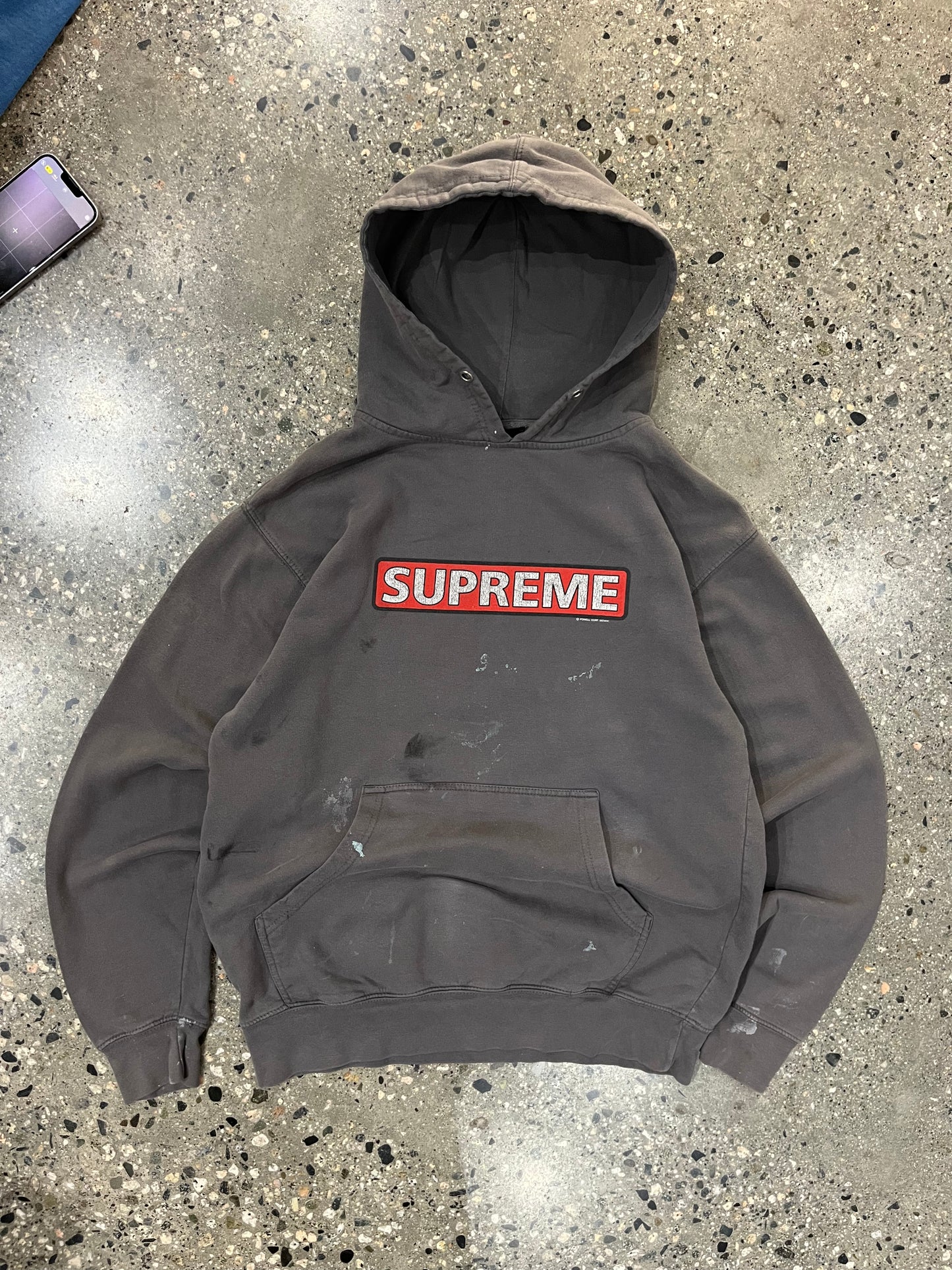 (L) Supreme x Powell Peralta Graphic Logo Hoodie