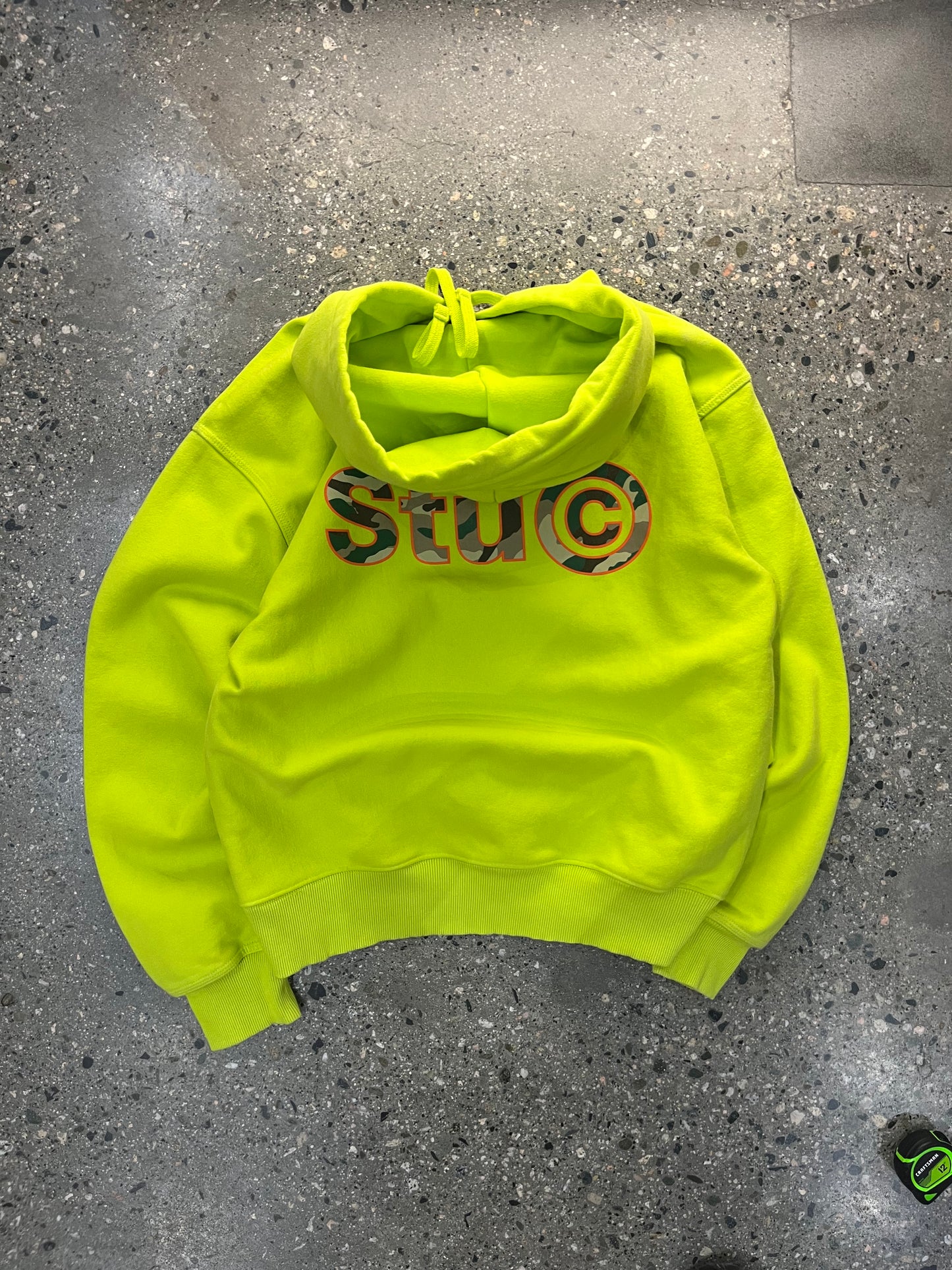 (M) Stussy Stu© Centre Graphic Hoodie