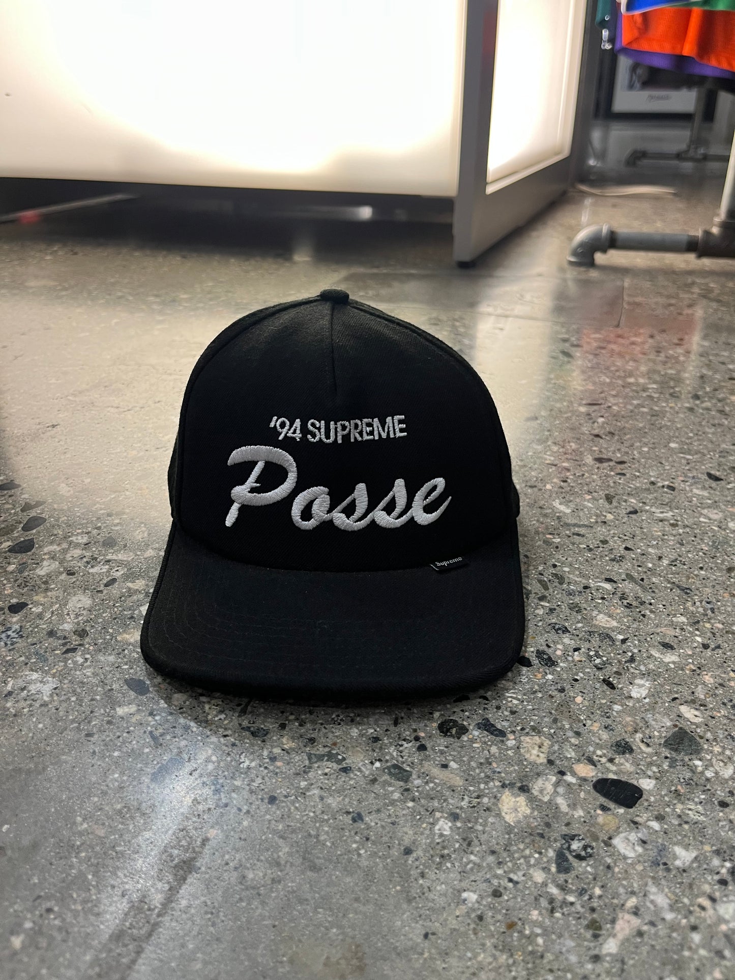 90's Supreme Posse Patch Adjustable Snapback Hat