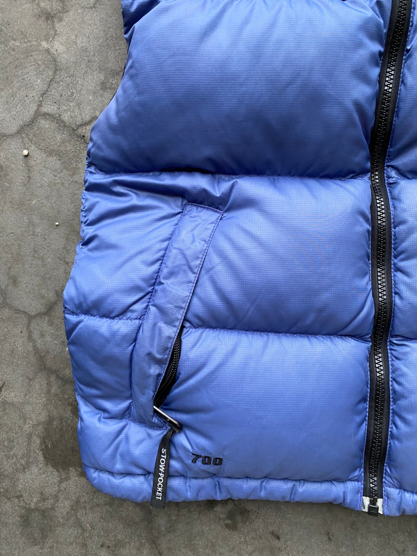 (XS) The North Face 700 Vest Aqua