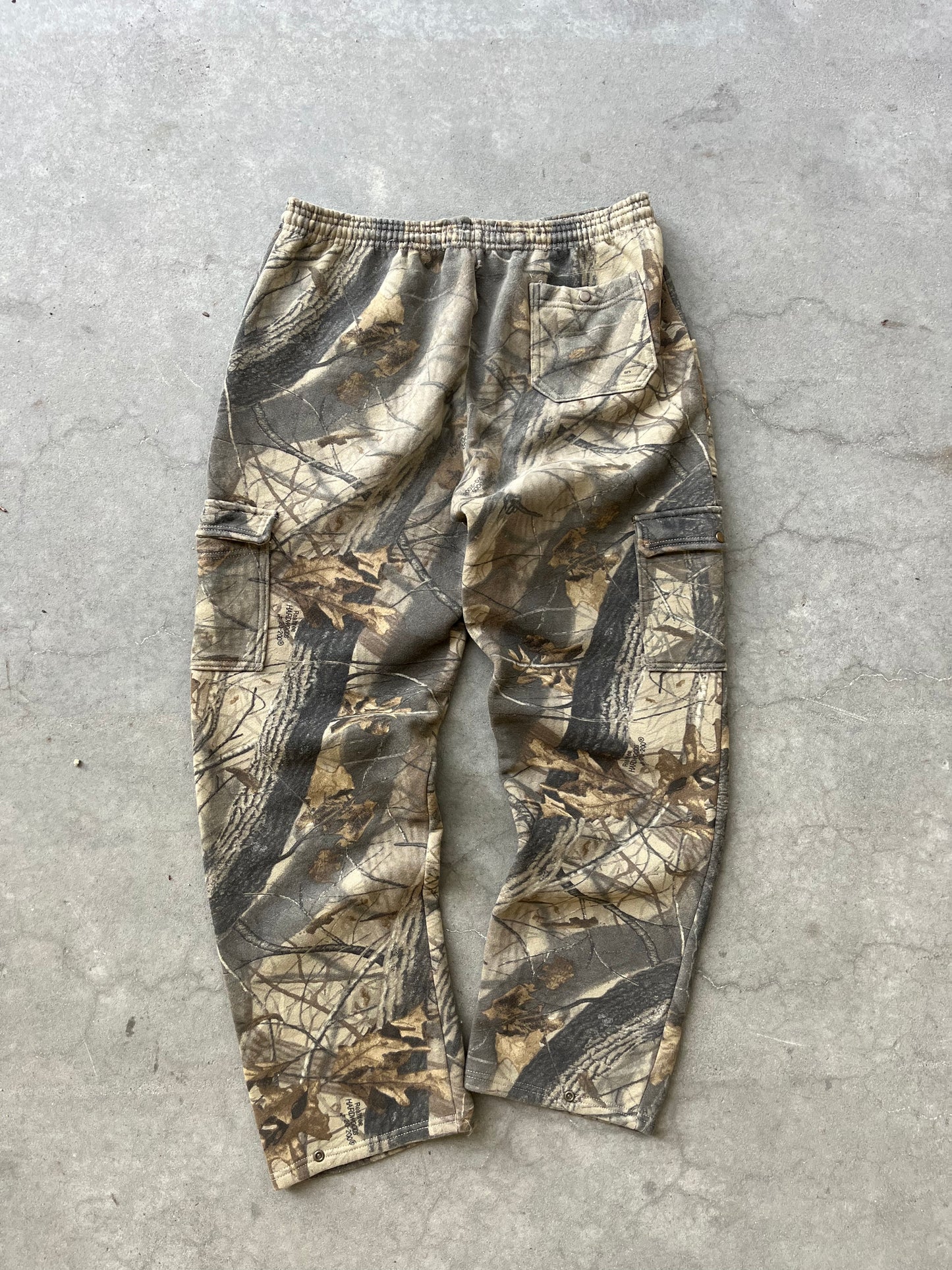 (M) 1990s Real Tree Cargo Sweats