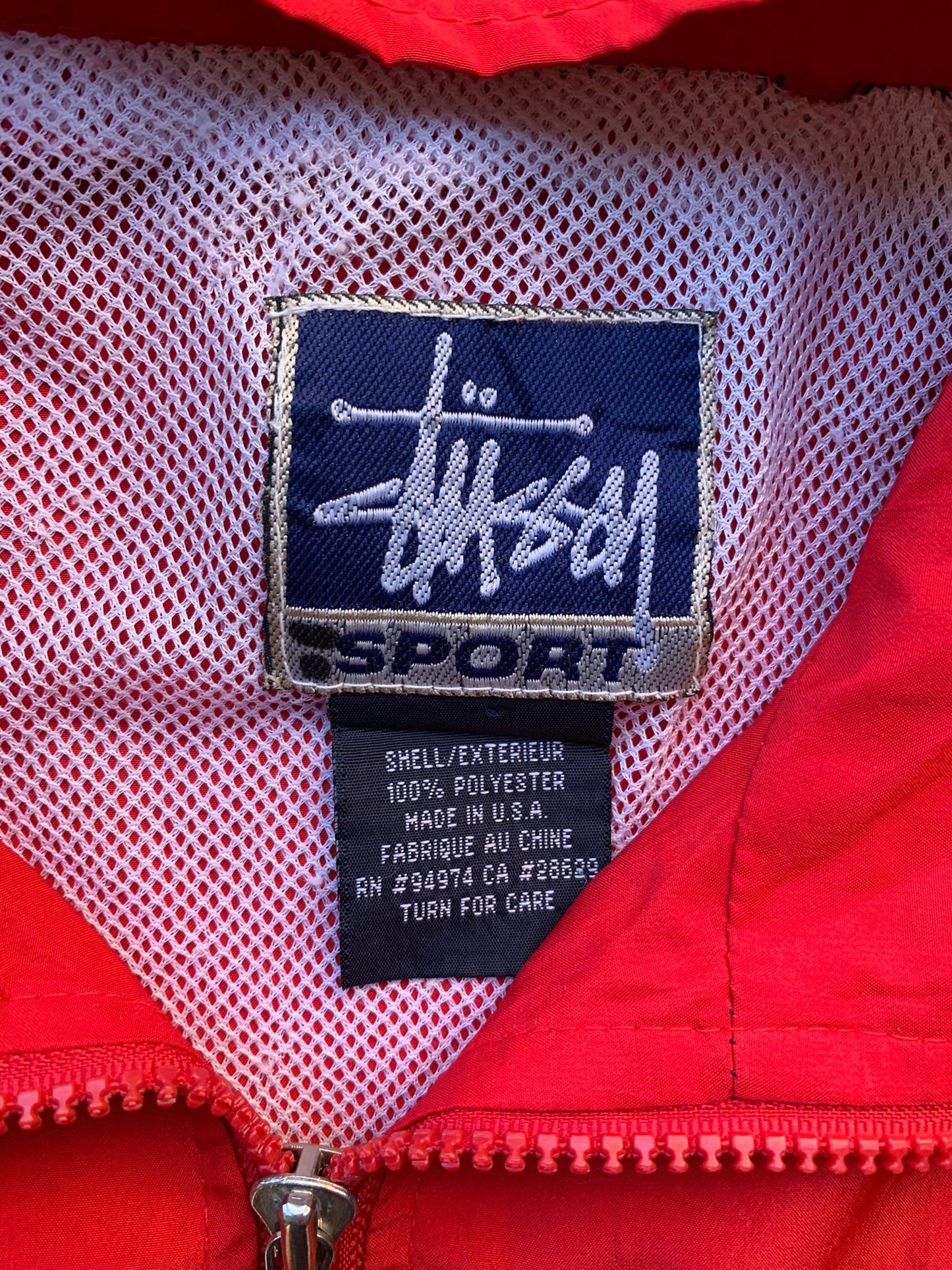 (XL/2X) 90’s Stussy Sport Windbreaker ~