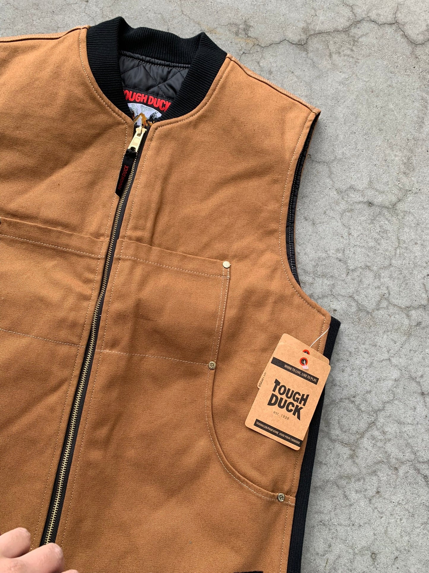 (M) BNWT Tough Duck Work Vest