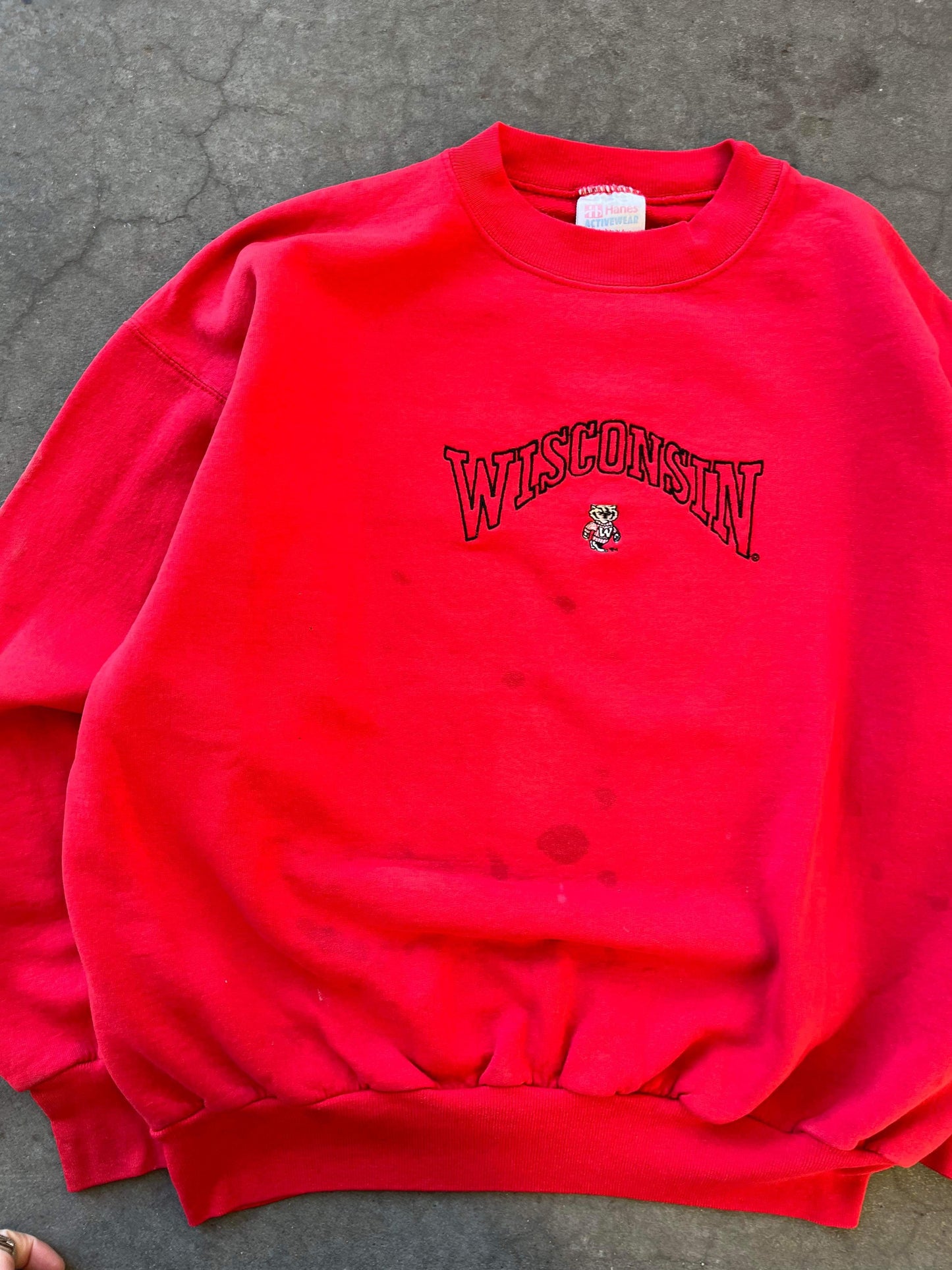 (M) 90’s Wisconsin Crewneck