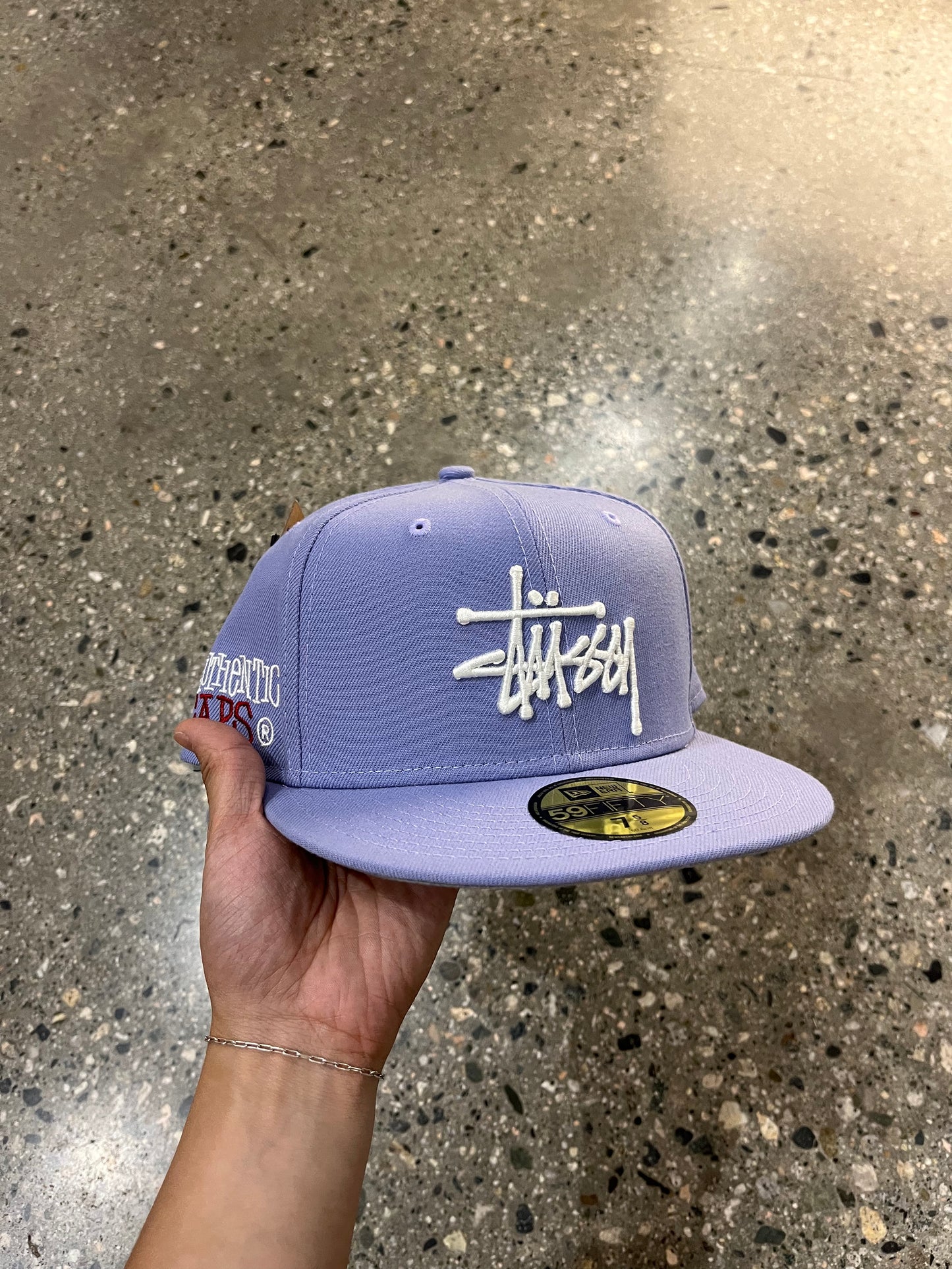 (60.6cm) 00's Stussy Logo Patch Fitted Hat