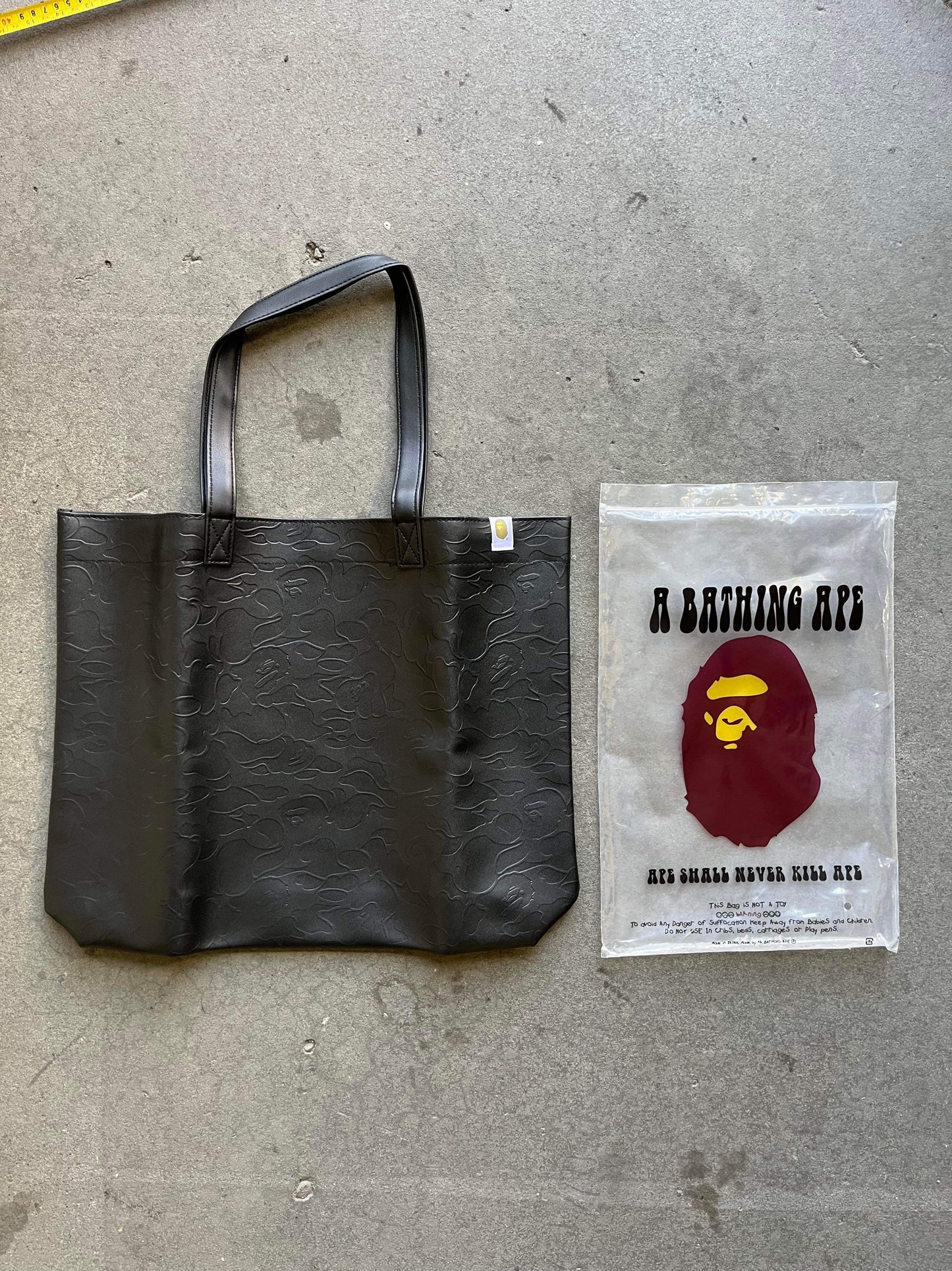 Bape 2016 Leather Tote Brand new