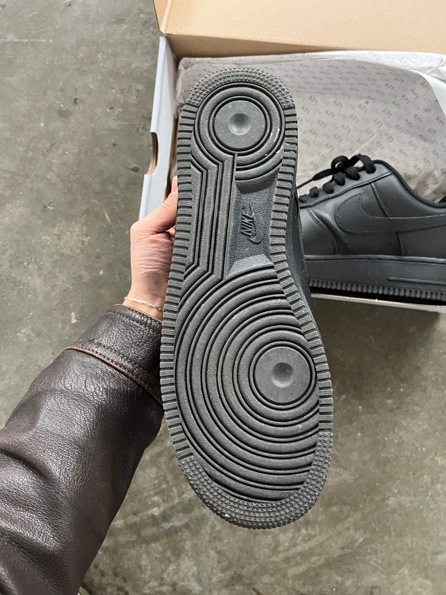 (10.5/12) Nike Air Force One Triple Black