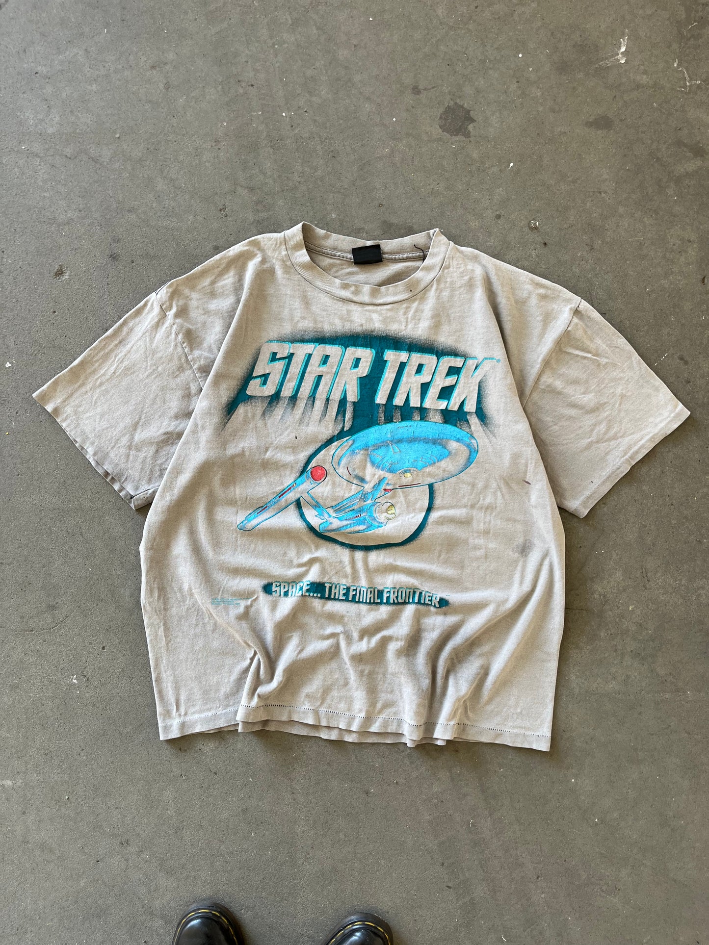 (XL) 90s Sunfaded Star Trek Frontier Tee