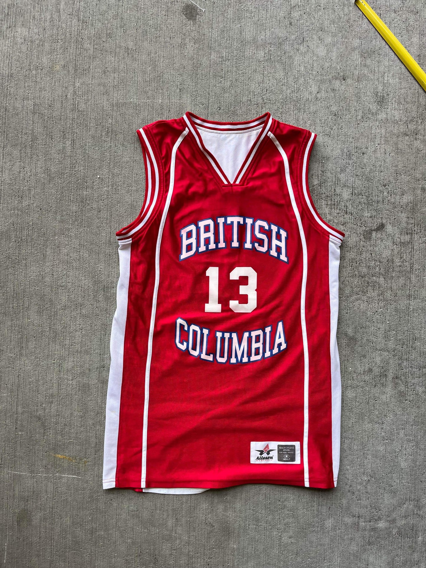 (M/L) Vintage Reversible BC Basketball Jersey