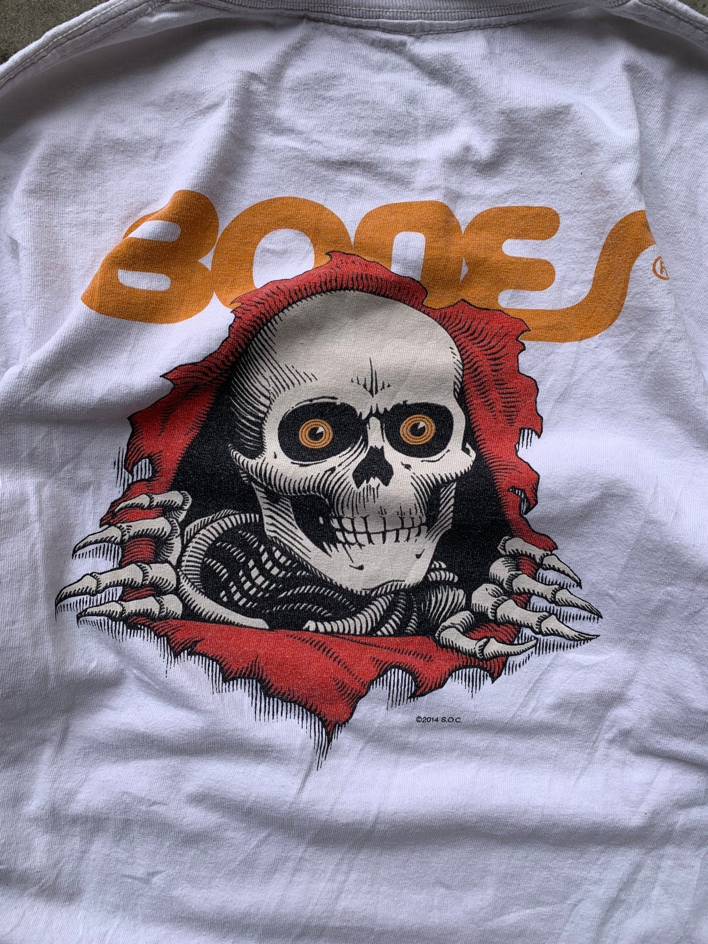 (L) Bones Doublesided Skull Tee