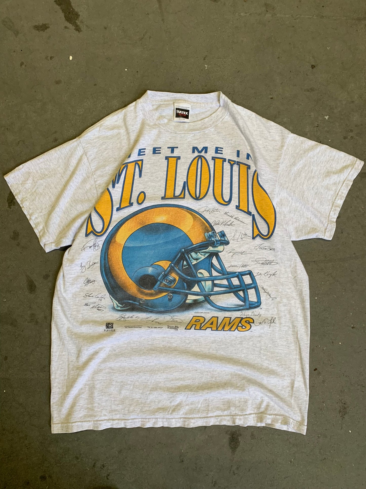 (XL/2X) 1995 St Louis Rams NFL Tee
