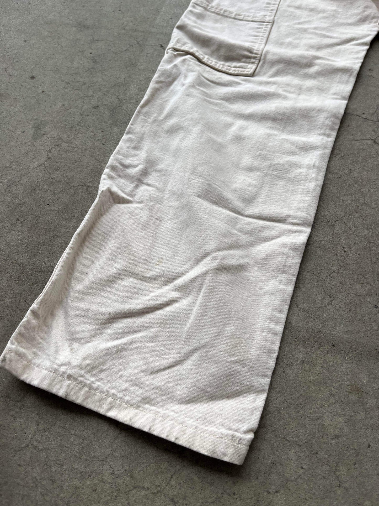 (28”) Dickies White Doubleknees