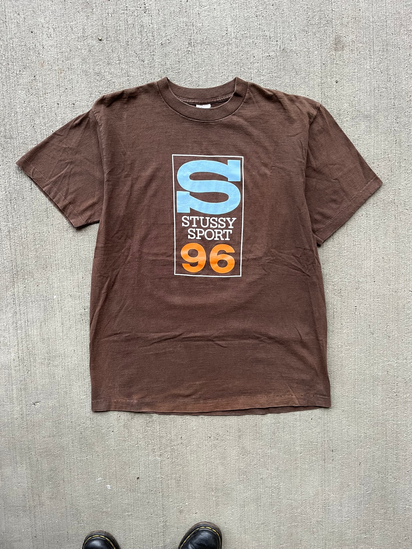 (XL) 1996 Stussy Sports Brown Tee