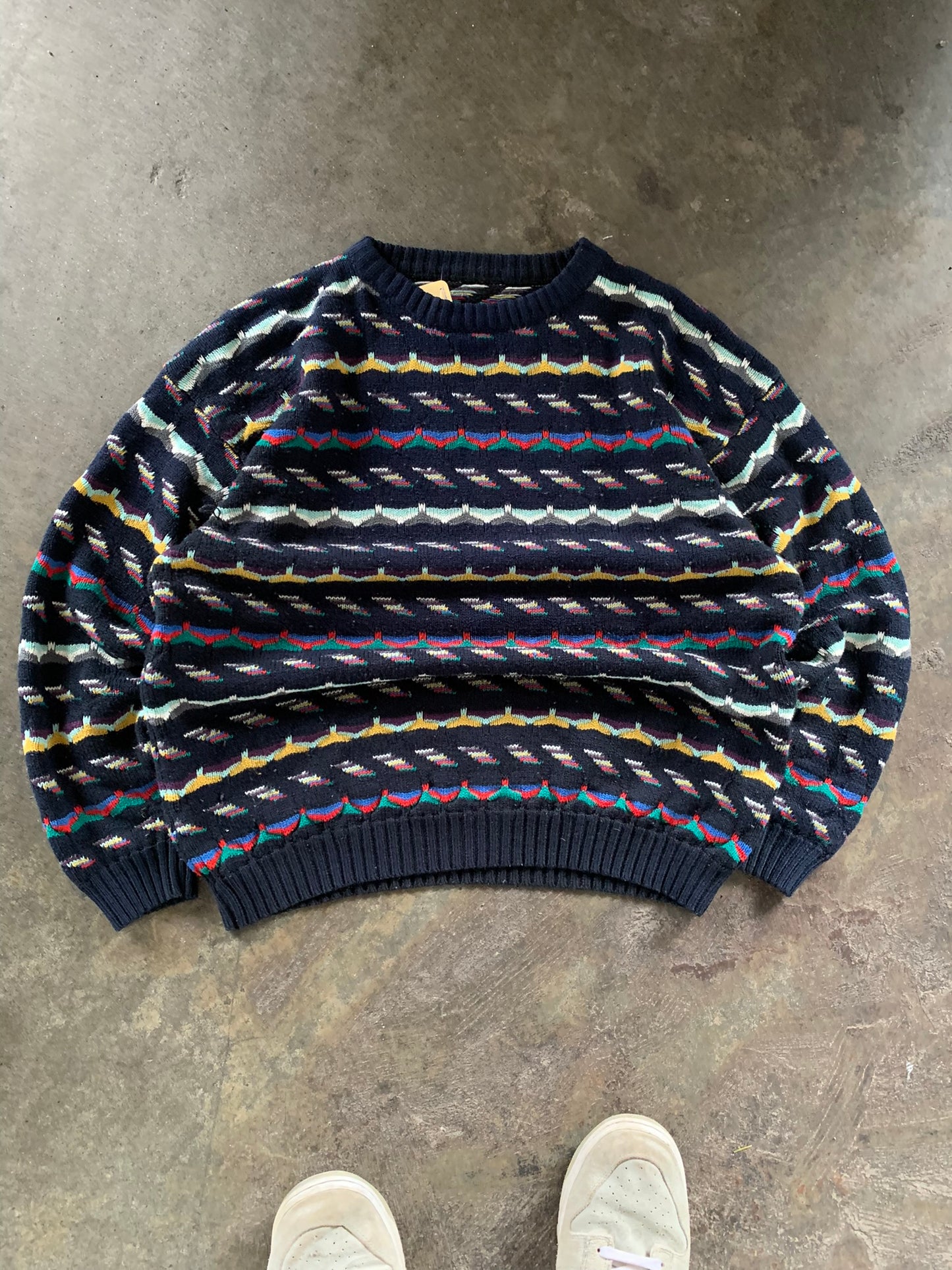 (S) Vintage Pattern Knit