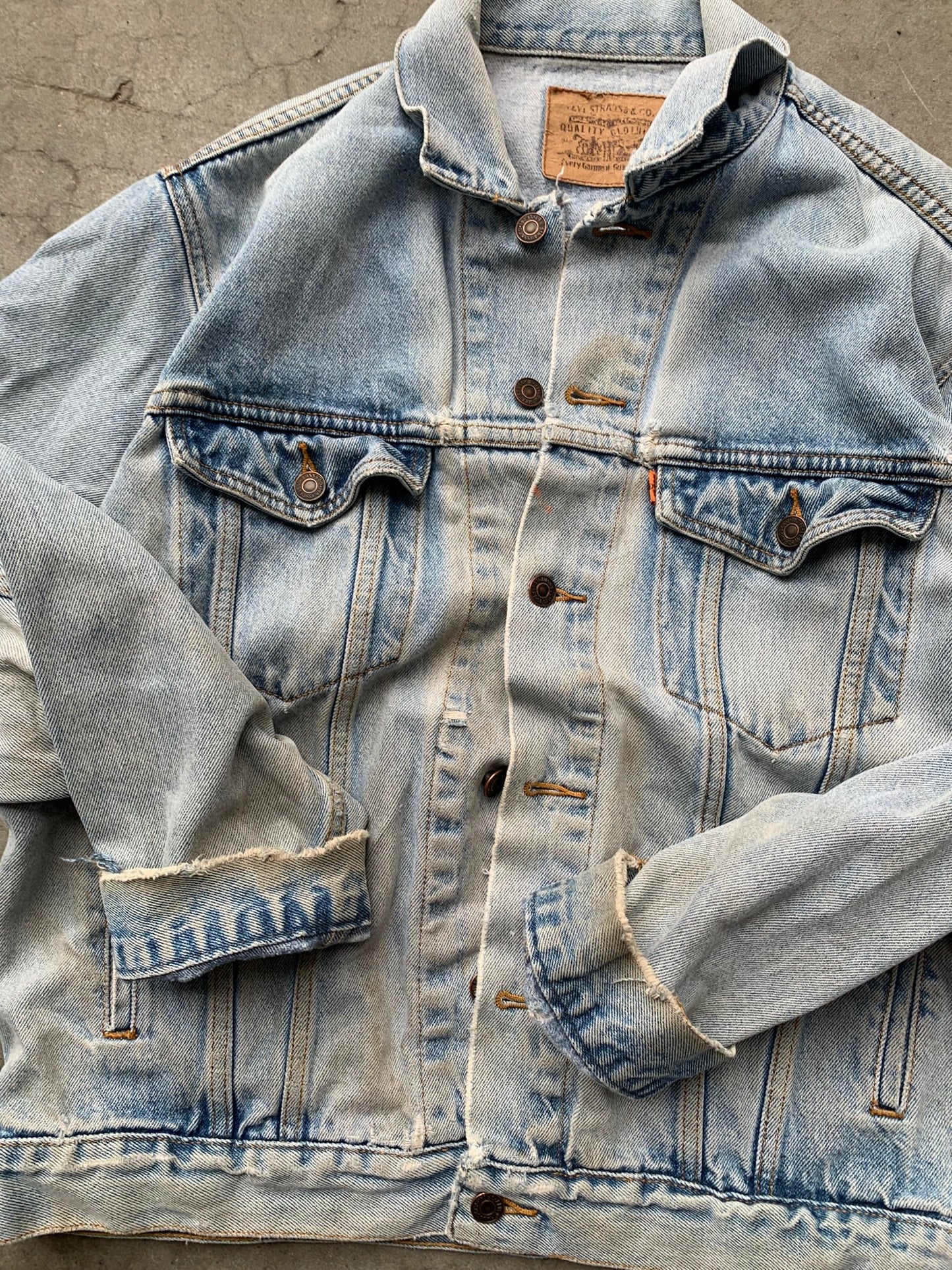 (XS) 90’s Levi Orange Tab Denim Jacket