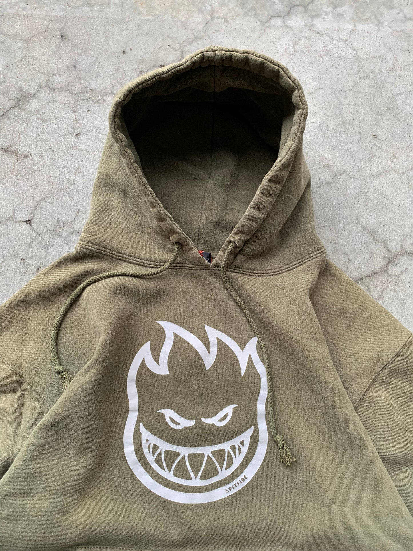 (L) Olive Green Spitfire Hoodie