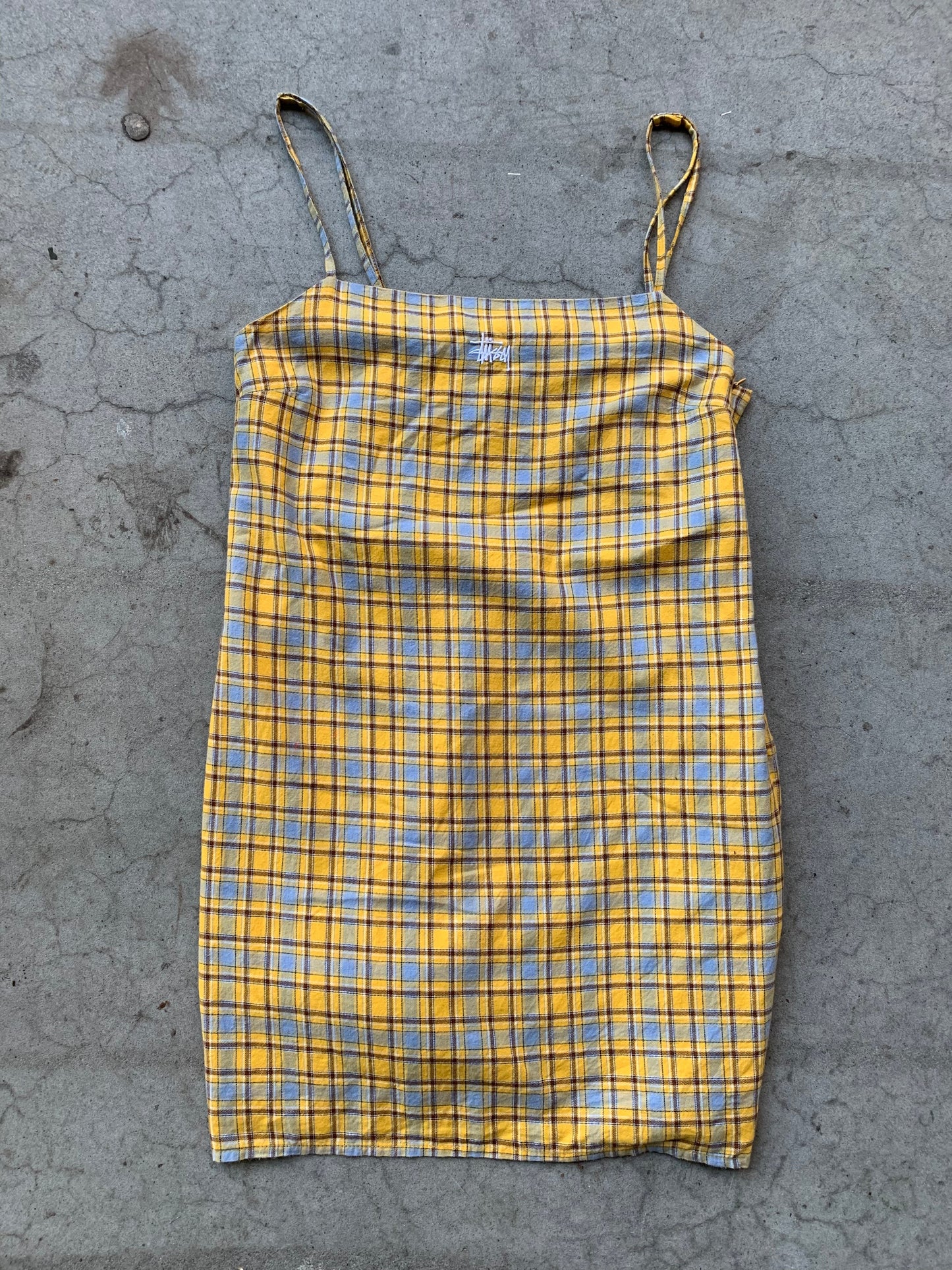 (L) Stussy Plaid Dress