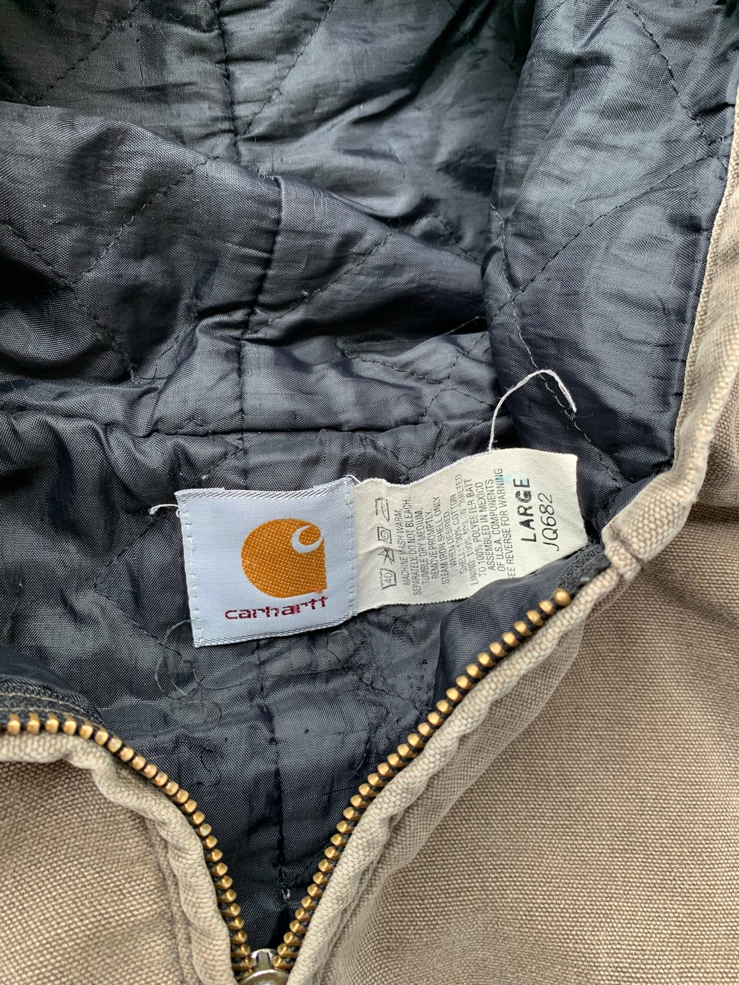 (XXS) 80s/90s Carhartt Sunfaded Hooded Jkt