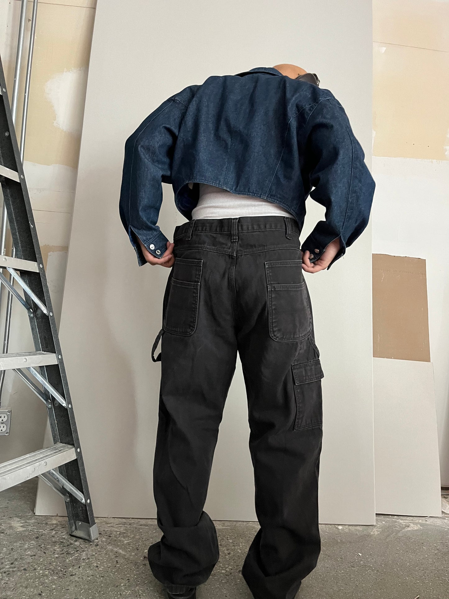 (40”) Black Dickies Baggy Carpenters