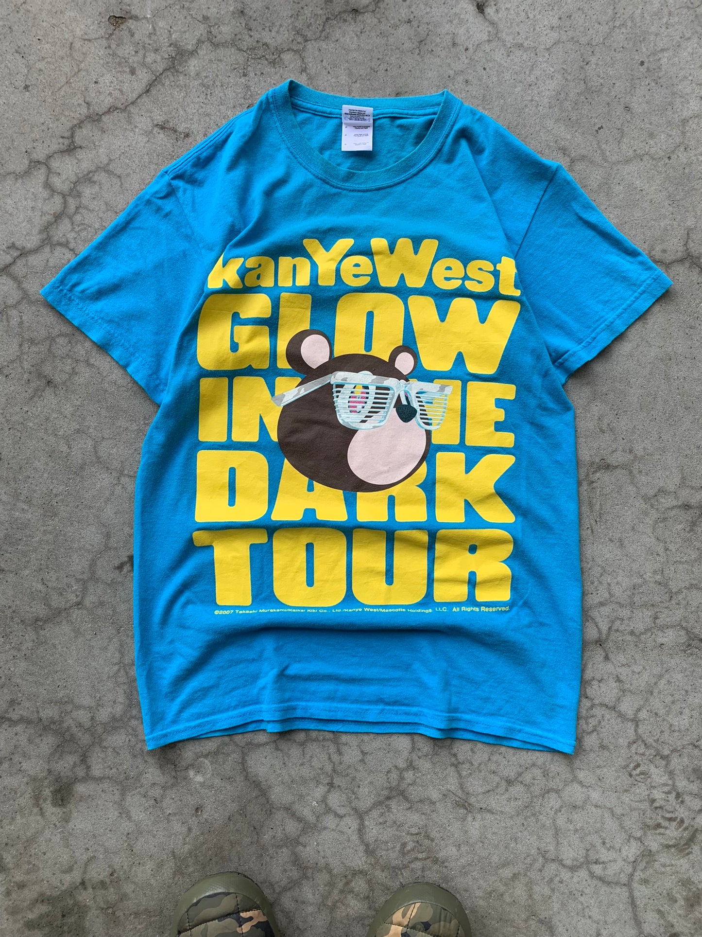 (S/M) 2007 Kanye West Glow in the Dark Tour Tee