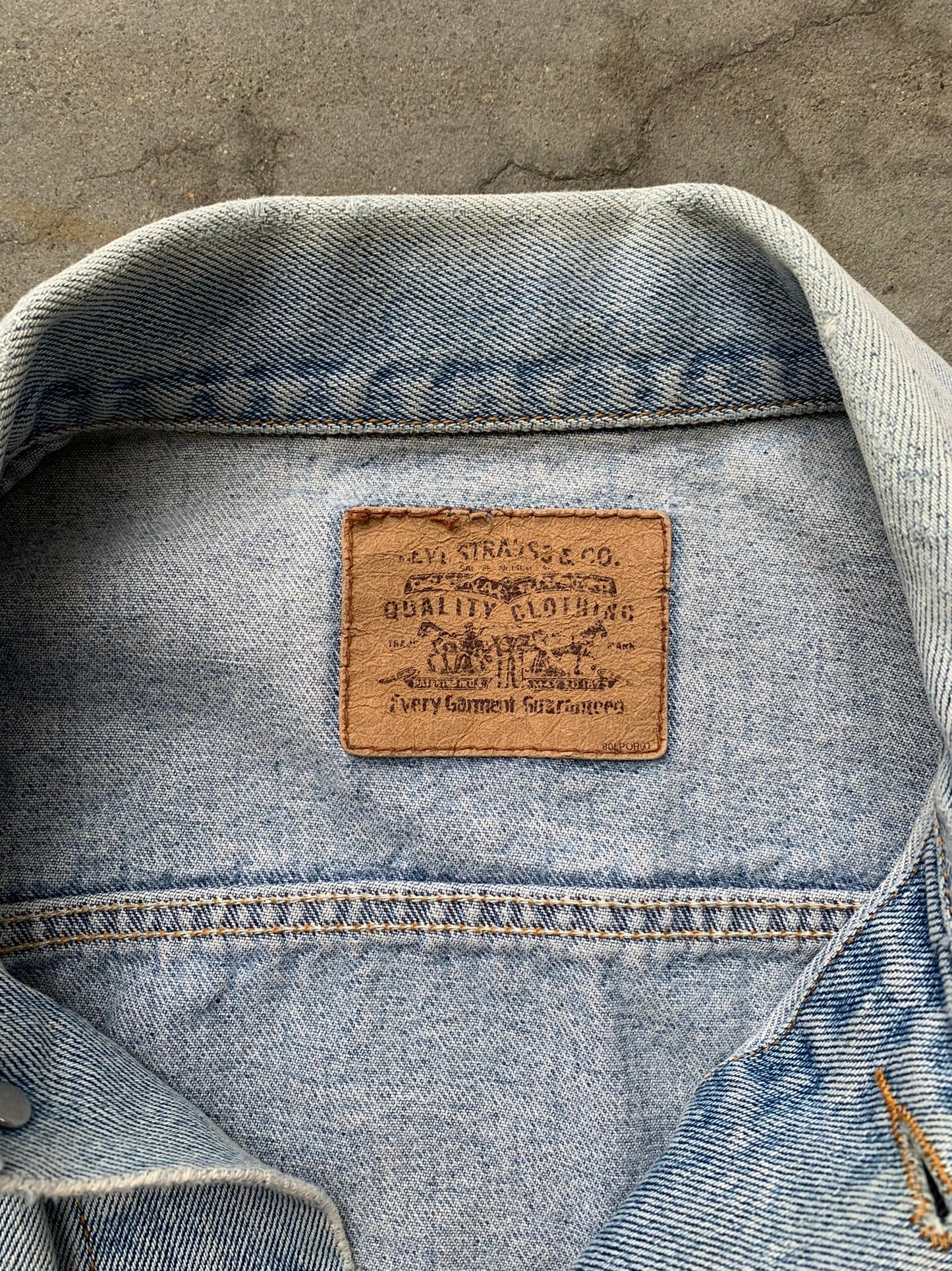 (XS) 90’s Levi Orange Tab Denim Jacket