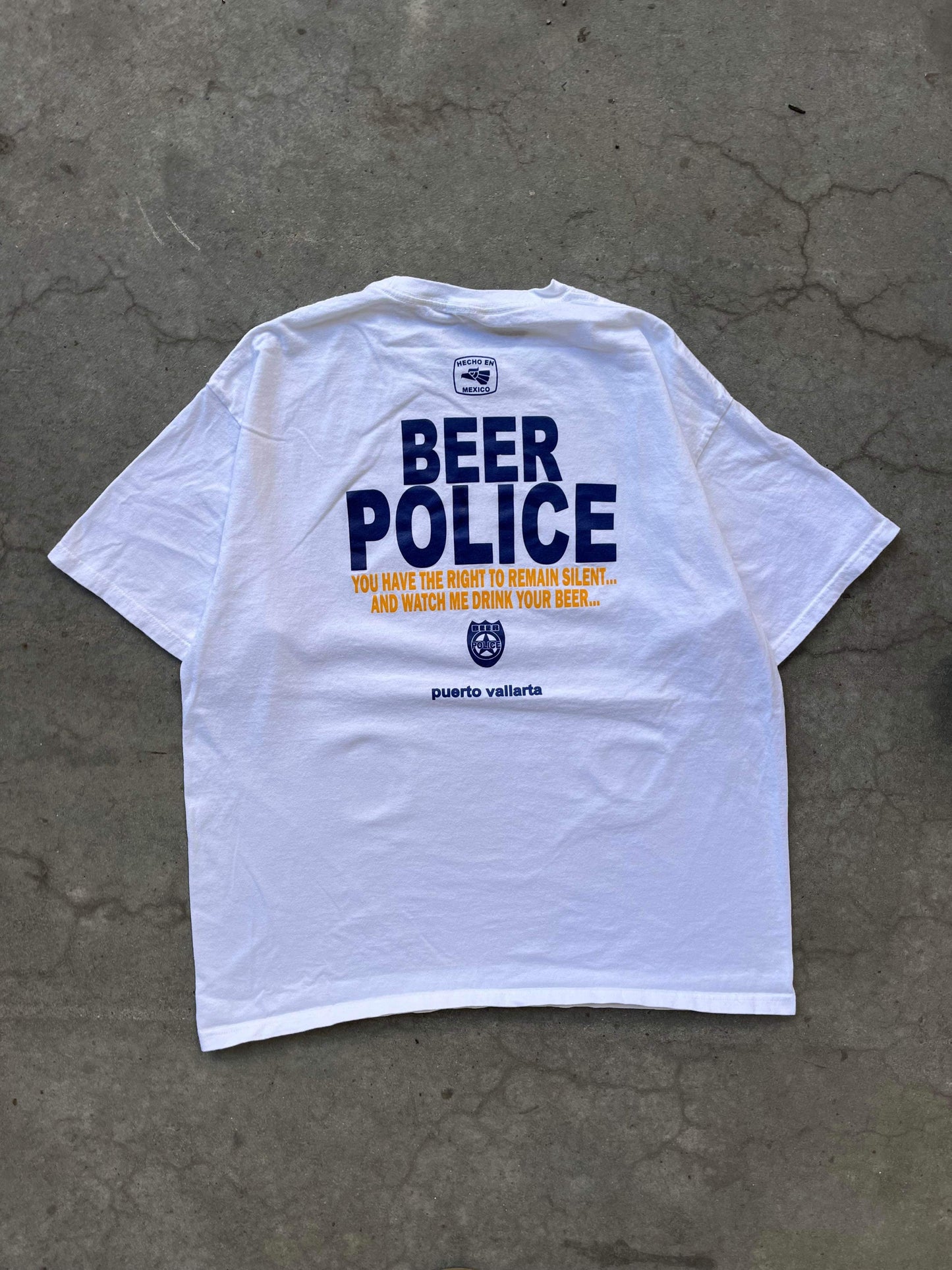 ~ (XL) Beer Police Humor Tee