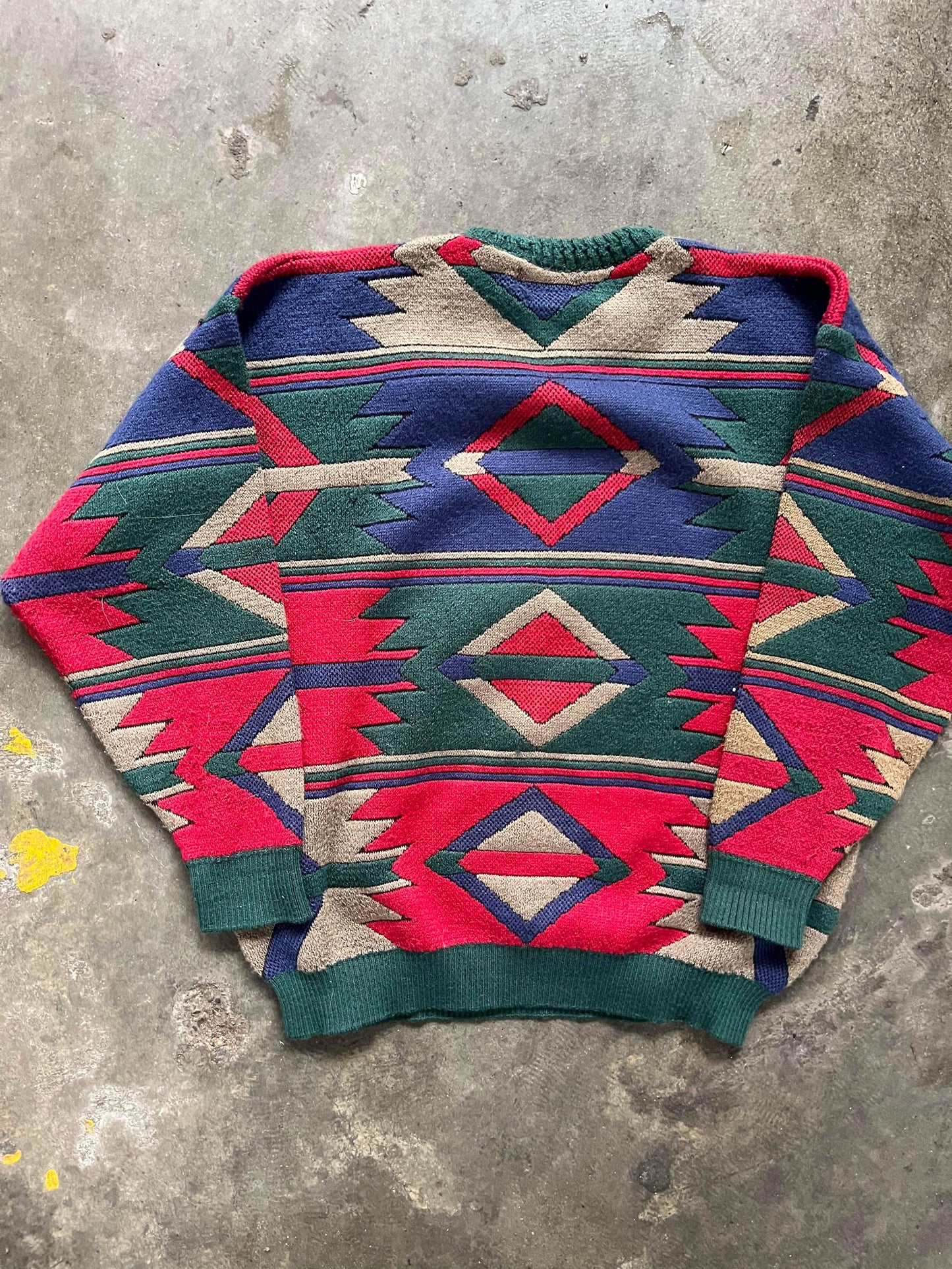(L/XL) 90’s Tosani Abstract 3D Knit