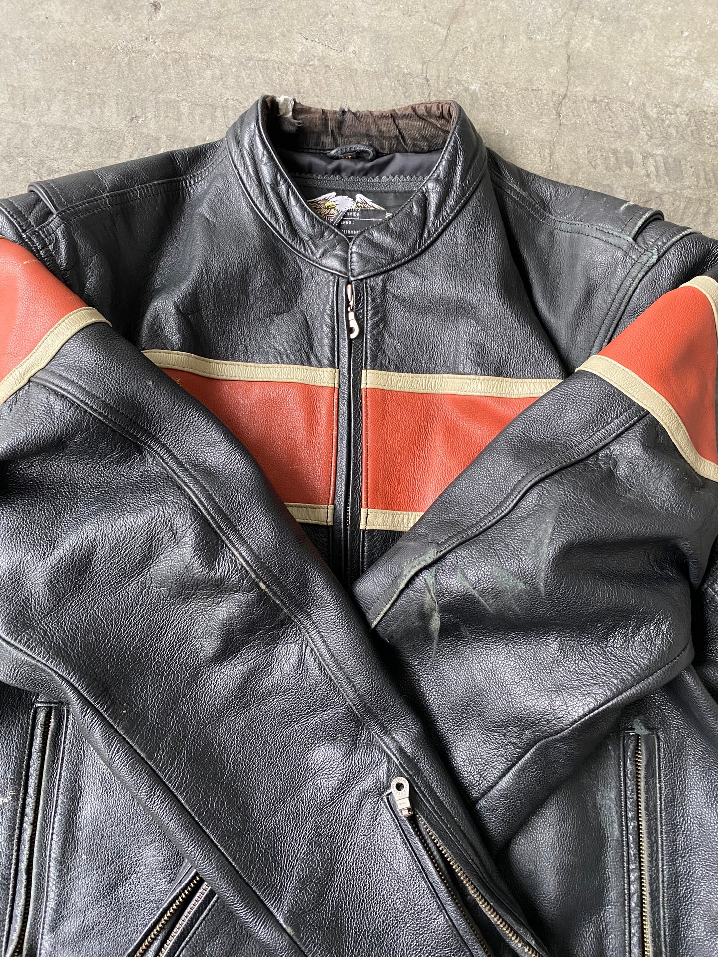 (XL)  Harley Davidson Genuine Leather Jacket
