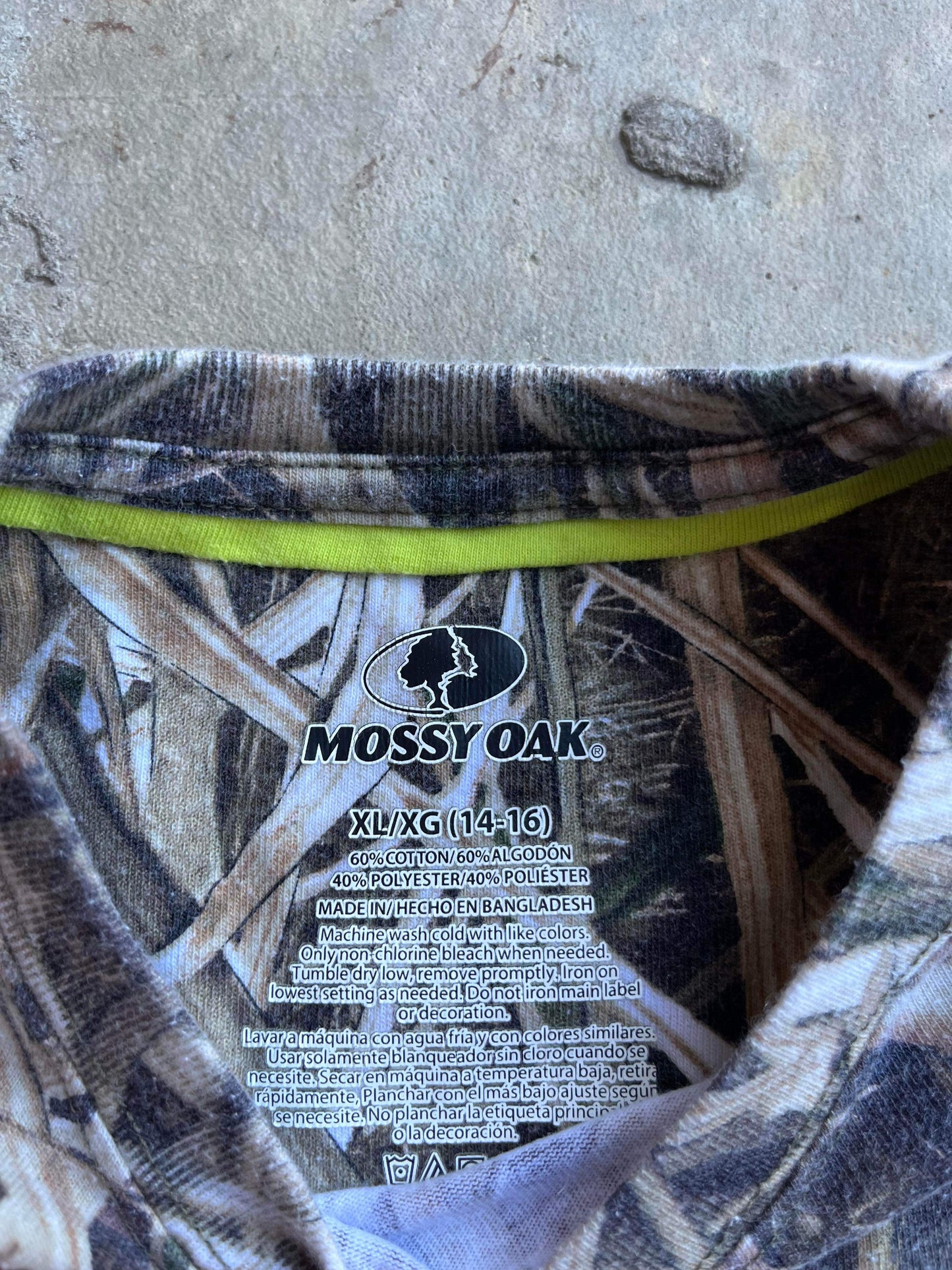 (S/M) Mossy Oak Real Tree LS