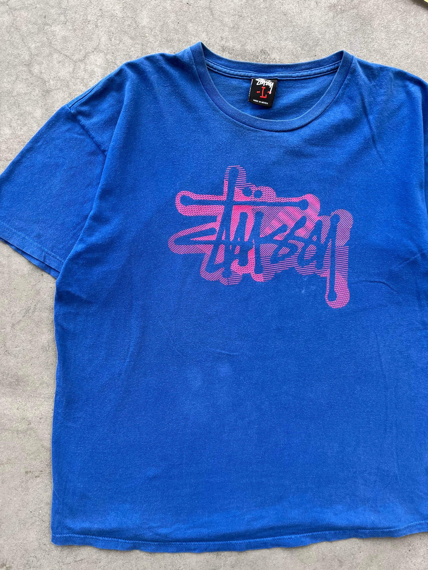 (2X) Early 00’s Stussy Script Tee