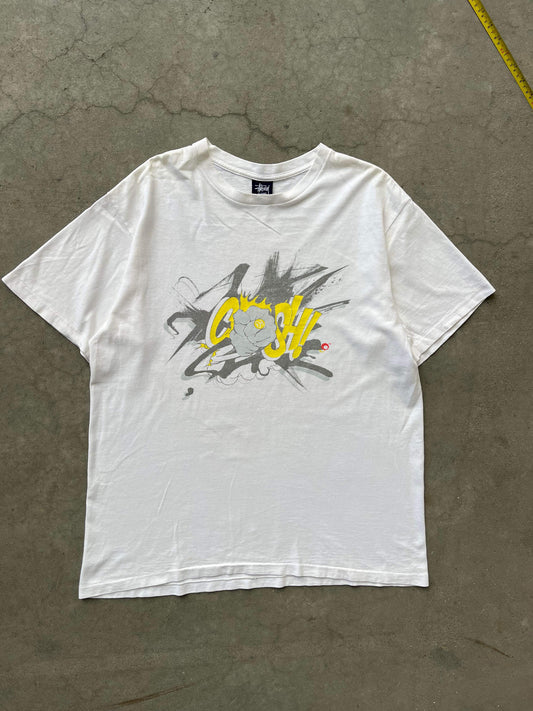 (L/XL) 90’s Stussy x Crash She the One Joint Colab Rare Tee