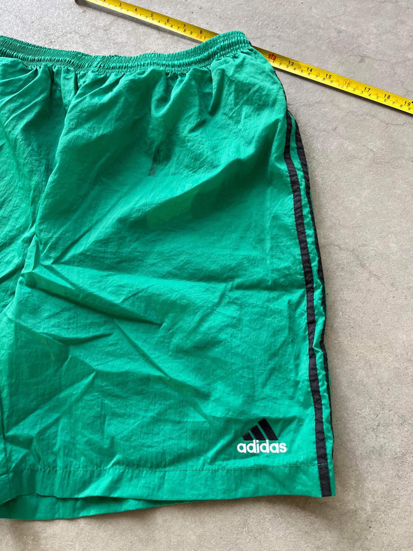 (32”) Vintage Adidas Windbreaker Shorts