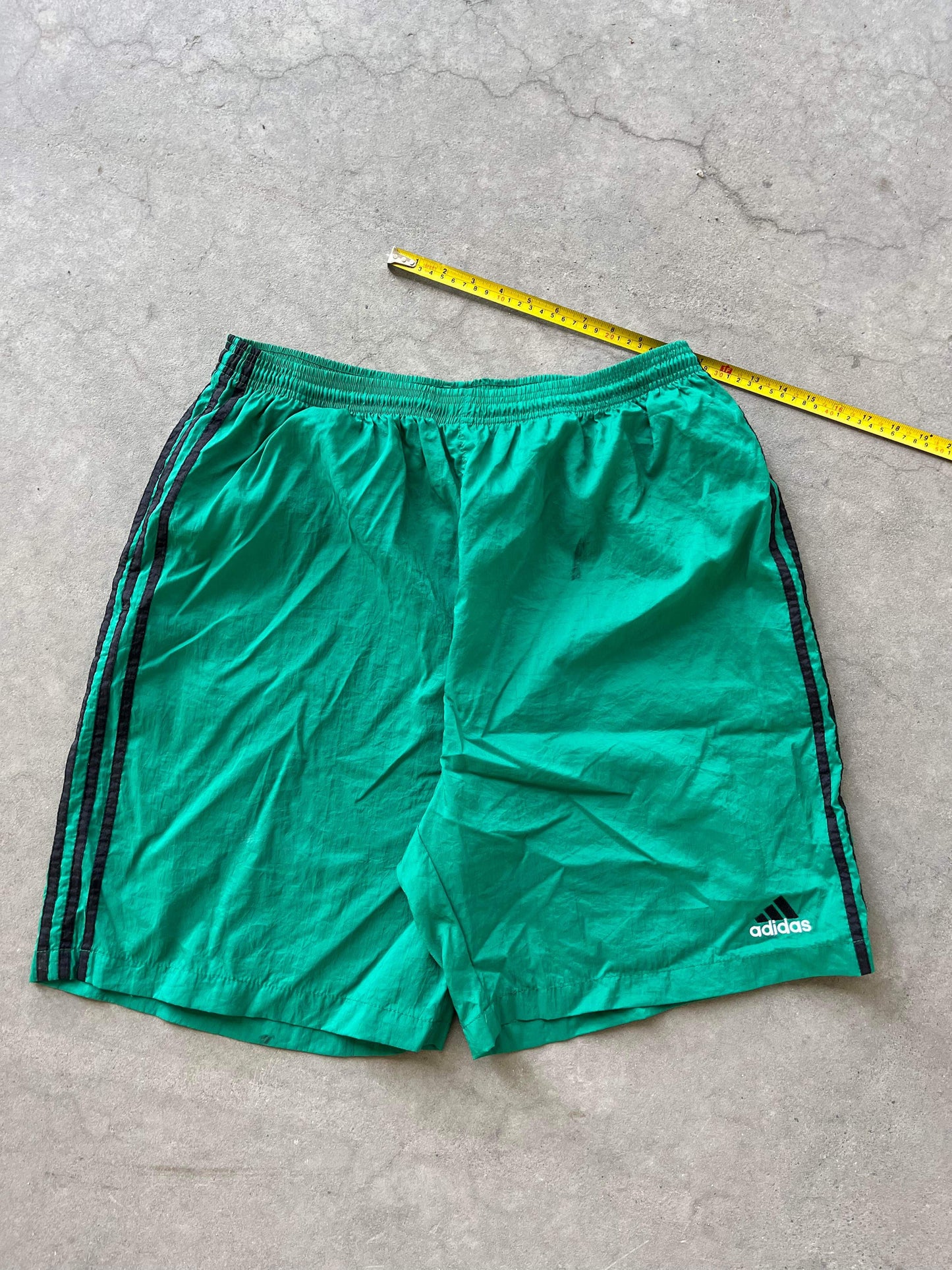 (32”) Vintage Adidas Windbreaker Shorts