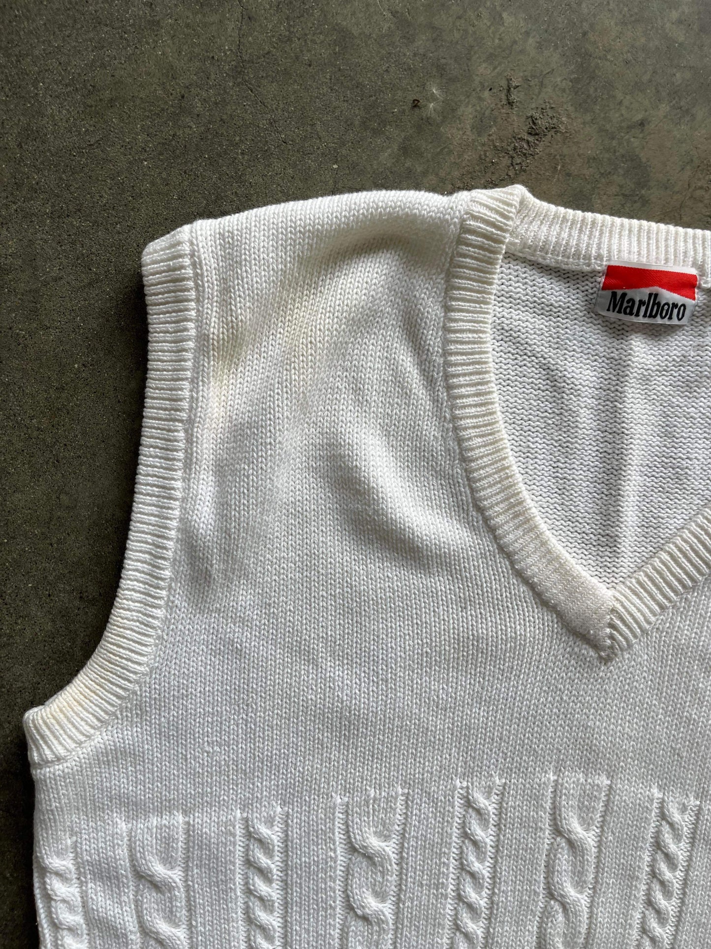 (L) Vintage Marlboro Knitted Vest