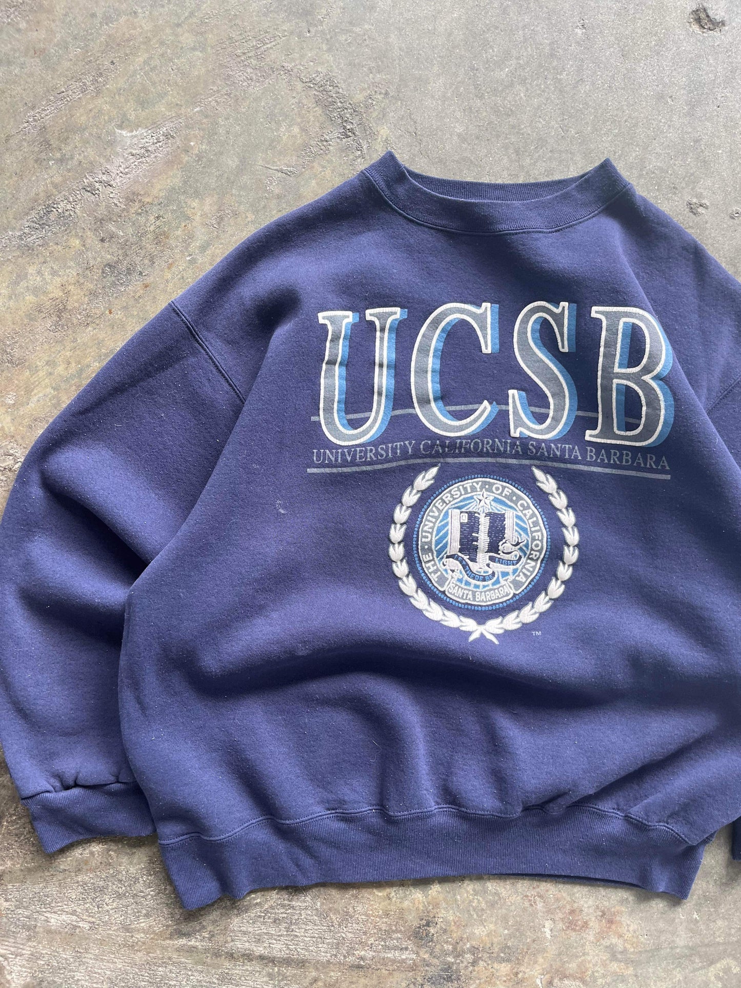 (XL/2X) 90’s UCSB Collegiate Crewneck