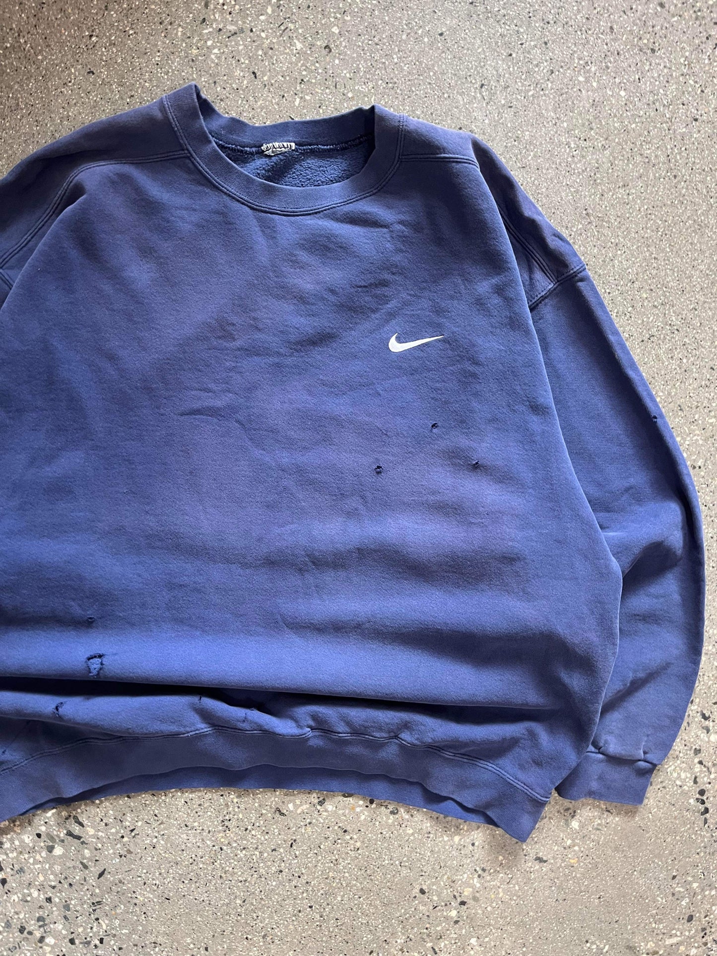 (2X) 90’s Nike Distressed Crewneck