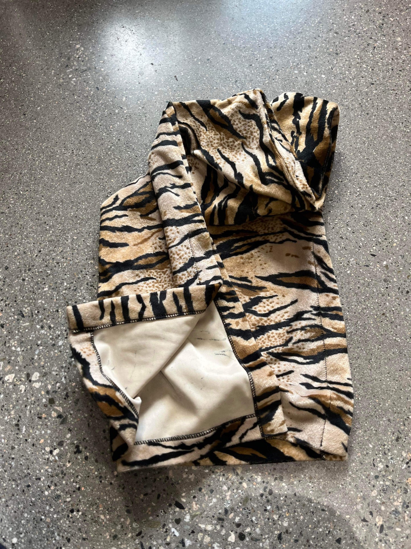 (30”) 90’s Zebra Print Skirt