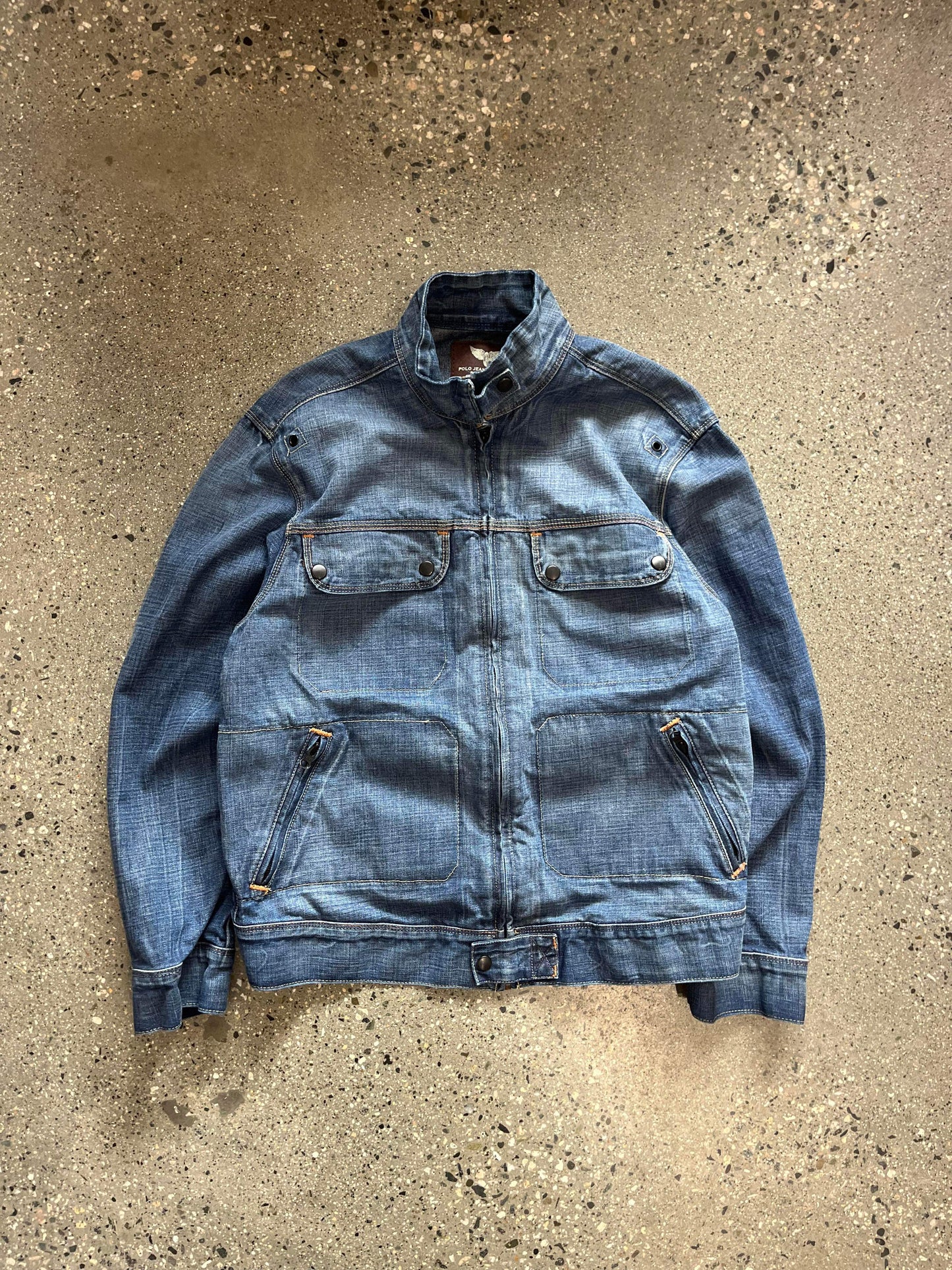 (M) Vintage Polo Ralph Lauren Jean Jacket