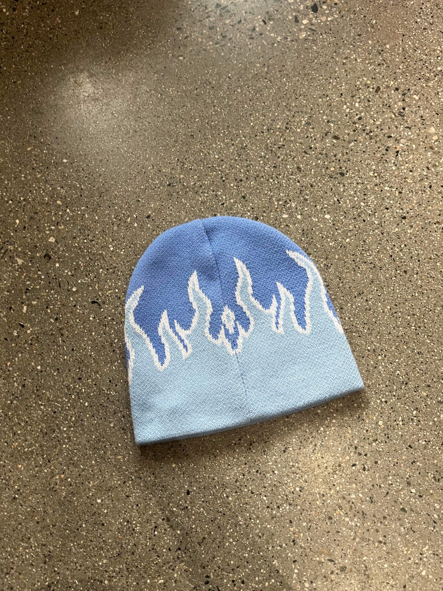 (OS) BNWT Y2K Flame Skull Cap