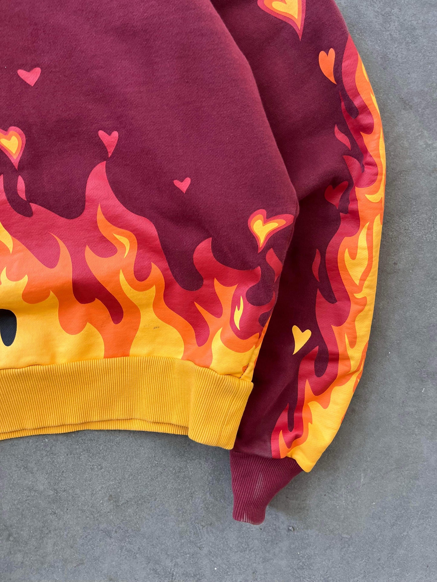 (xs/s) Drew House Flames Hoodie