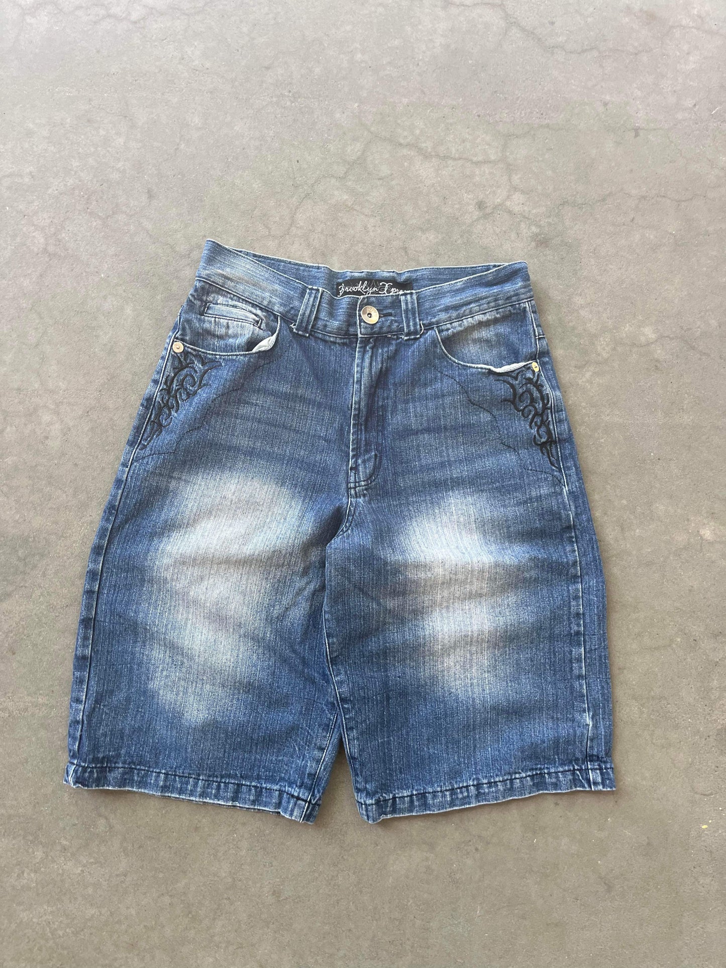 (34”) Brooklyn Xpress Y2K Baggy Jorts