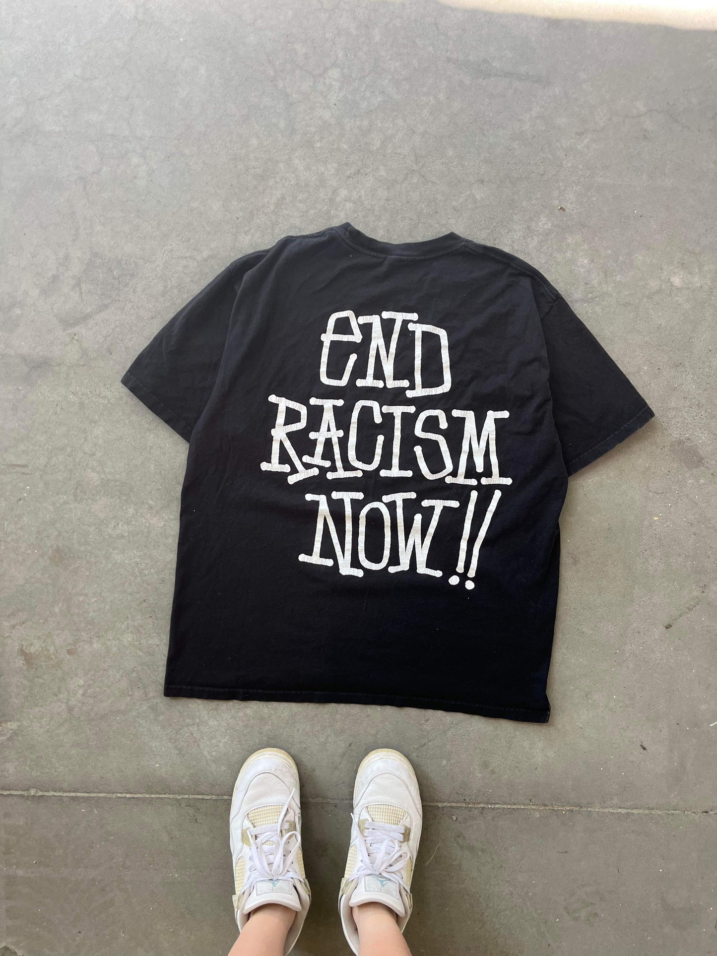 (XL/2X) Stussy End Racism Tee