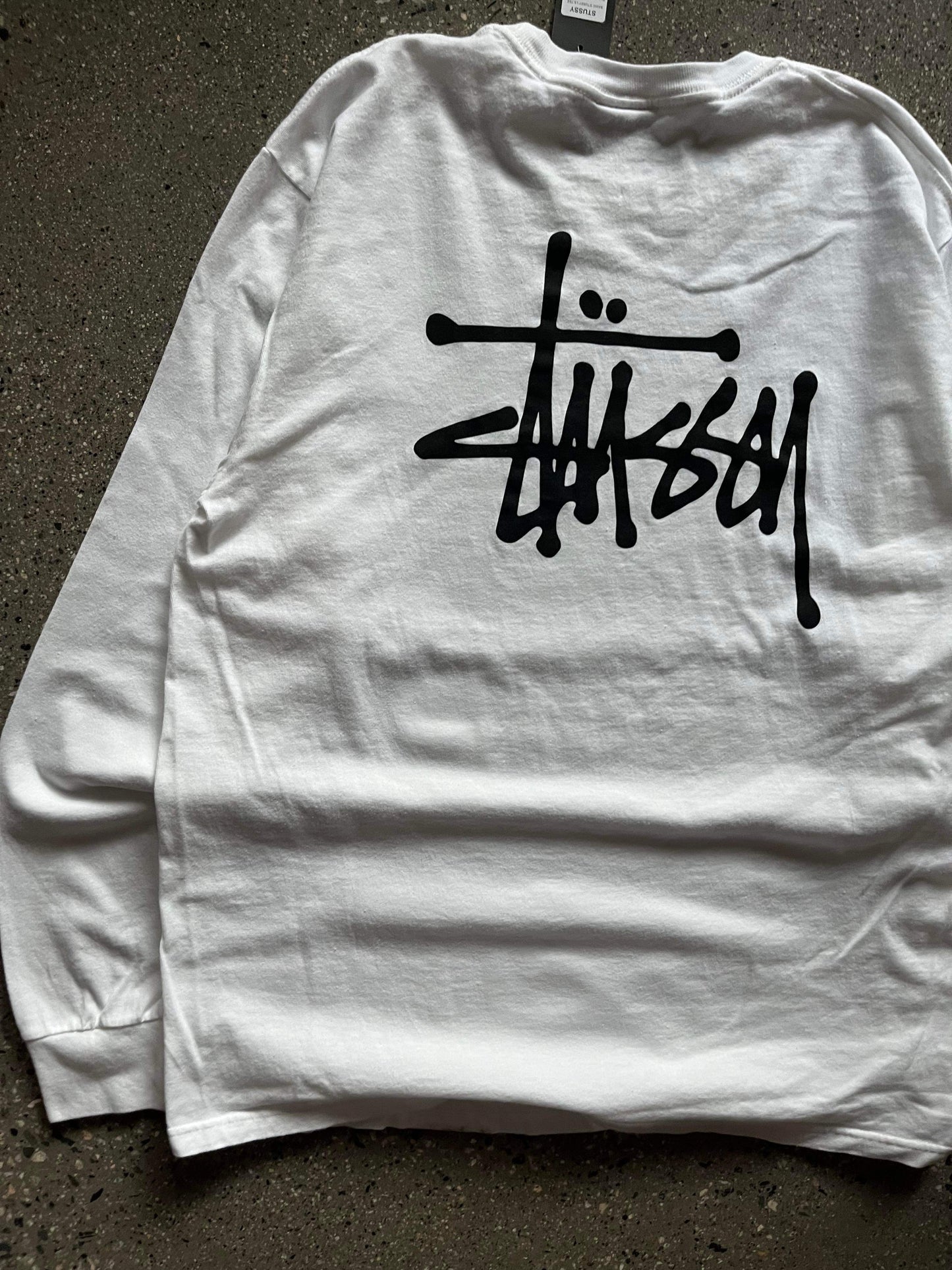 (L) Stussy LS Script BNWT