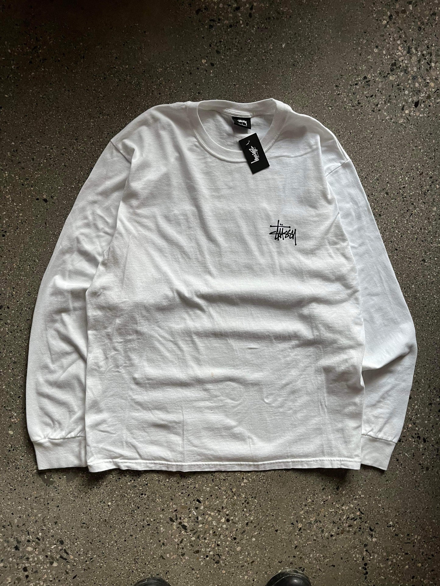 (L) Stussy LS Script BNWT