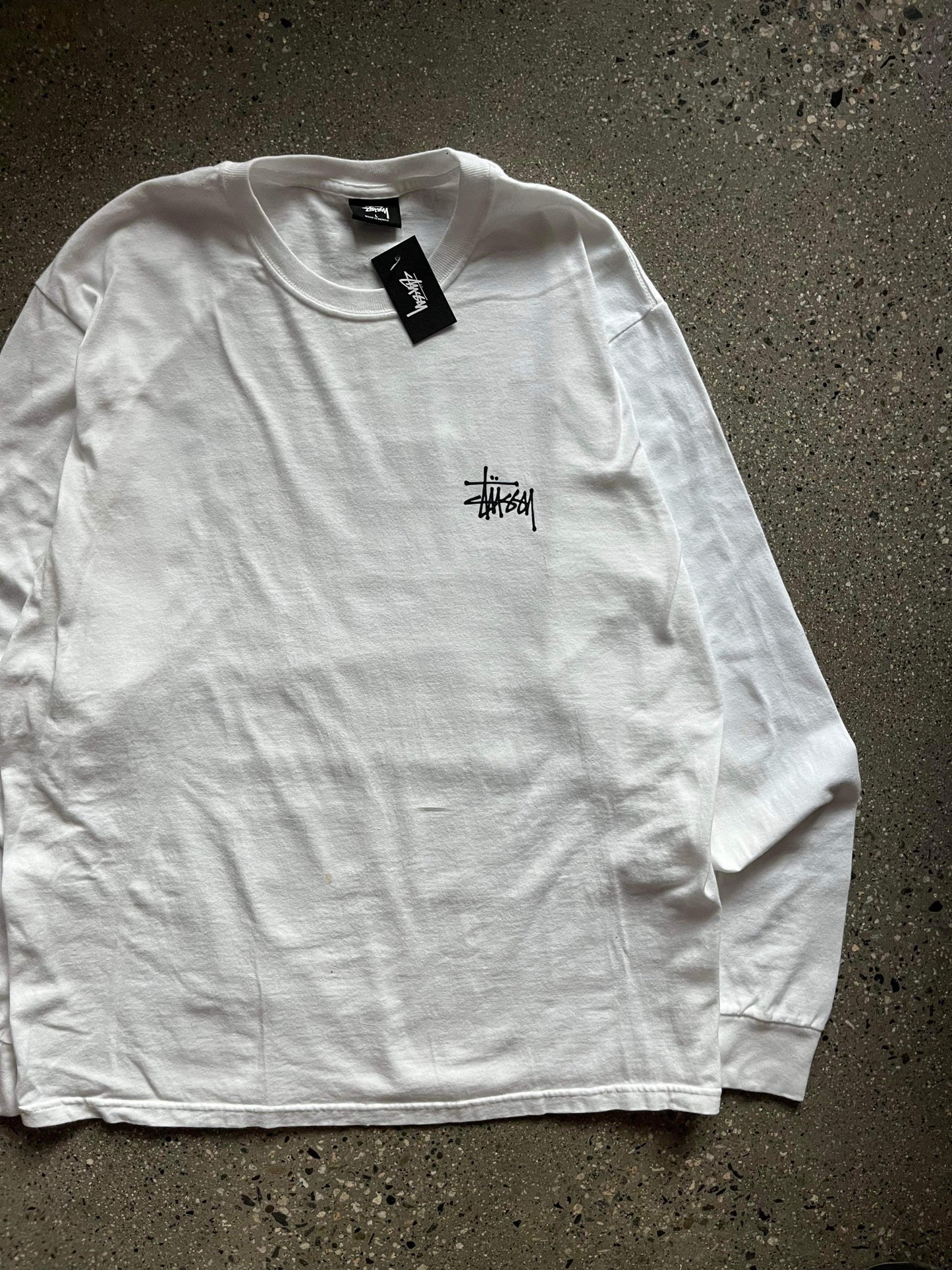 (L) Stussy LS Script BNWT